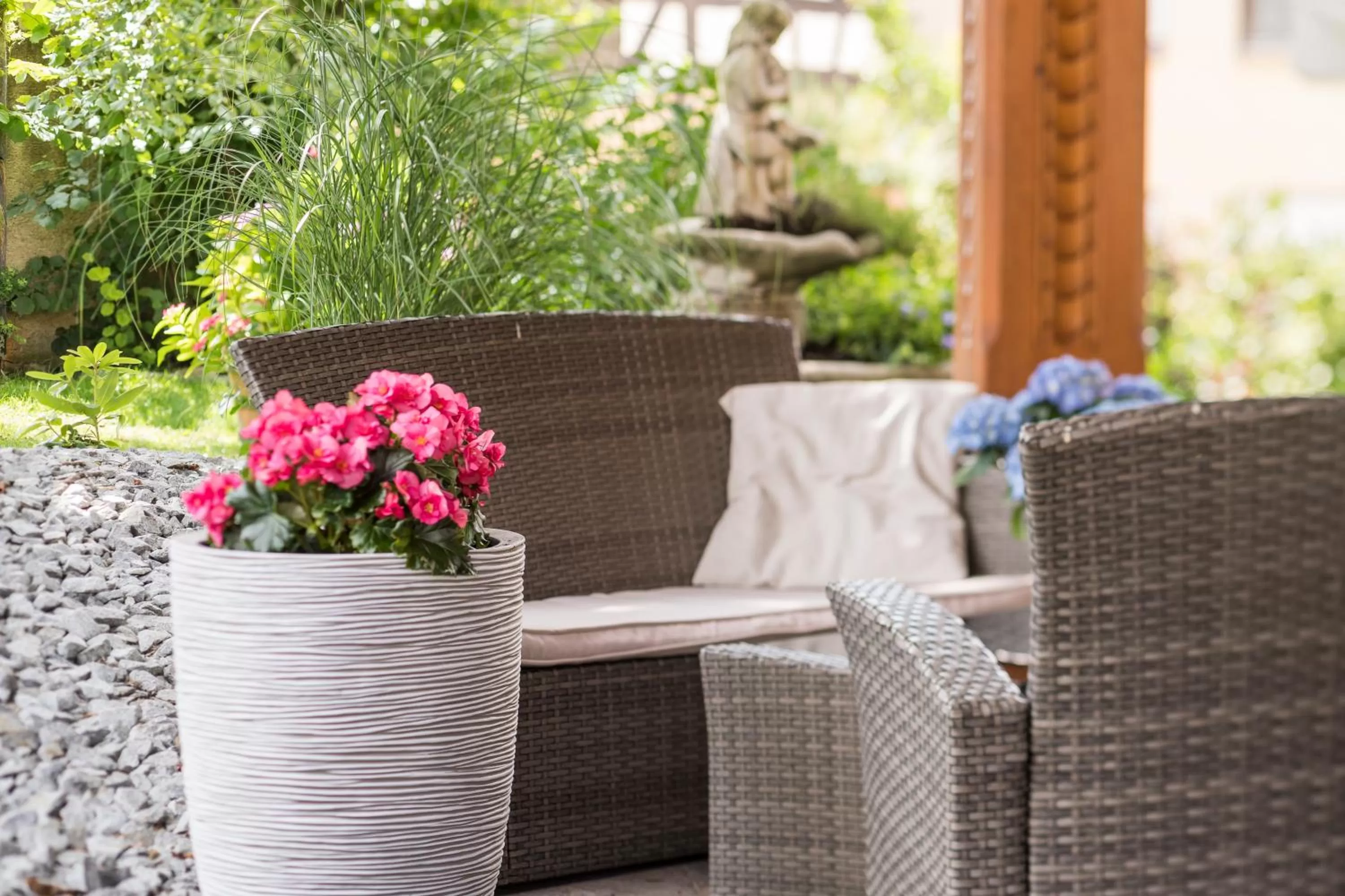 Balcony/Terrace in Hotel & Restaurant Becher