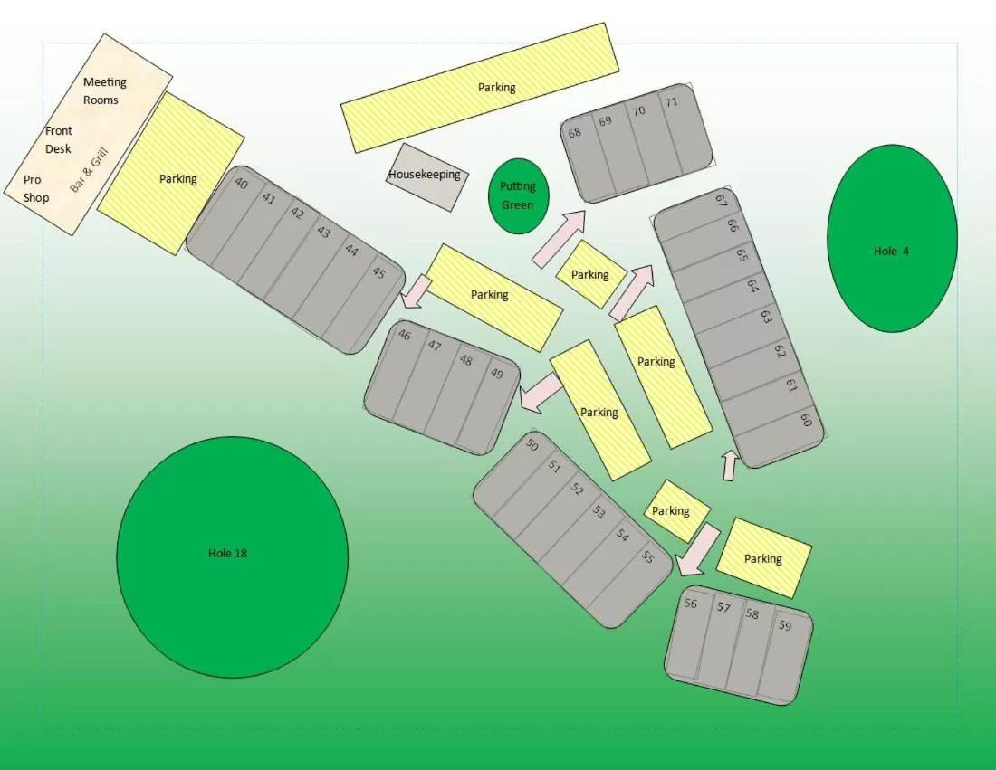 Bird's eye view in Ridgemark Golf Club and Resort