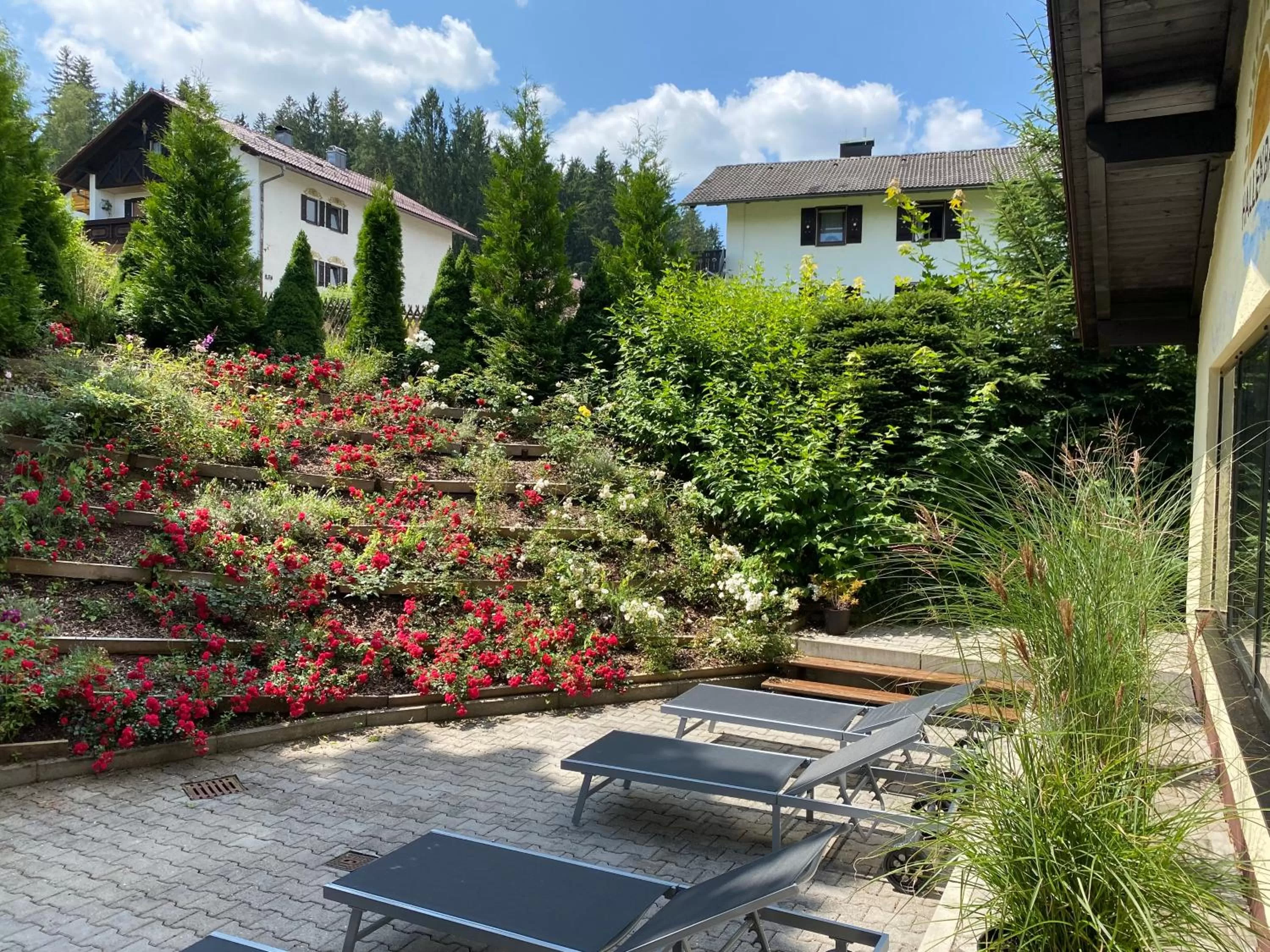 Patio in Hotel Sonnenhof 3-Sterne-Superior