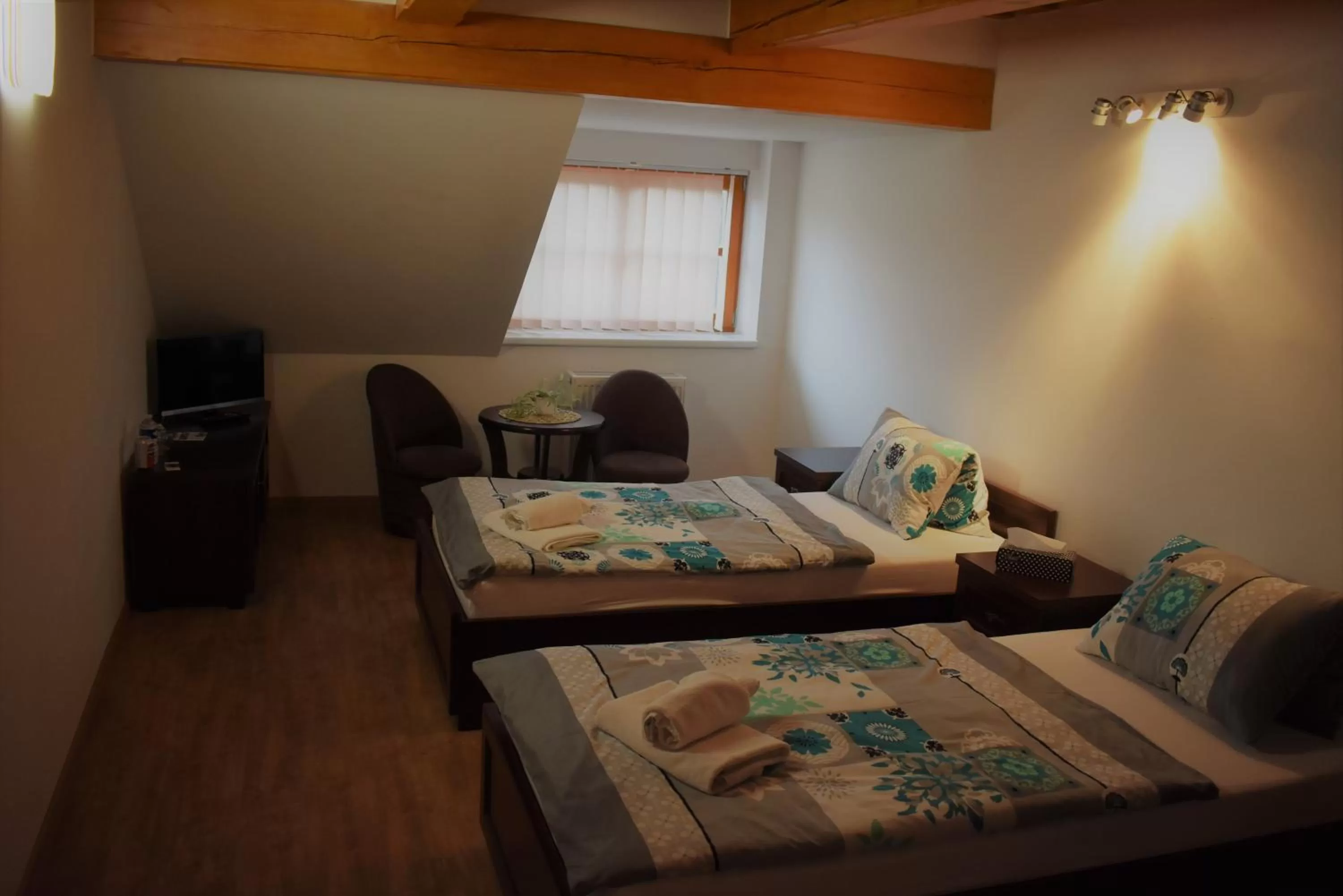 Bed in Motel Roubenka