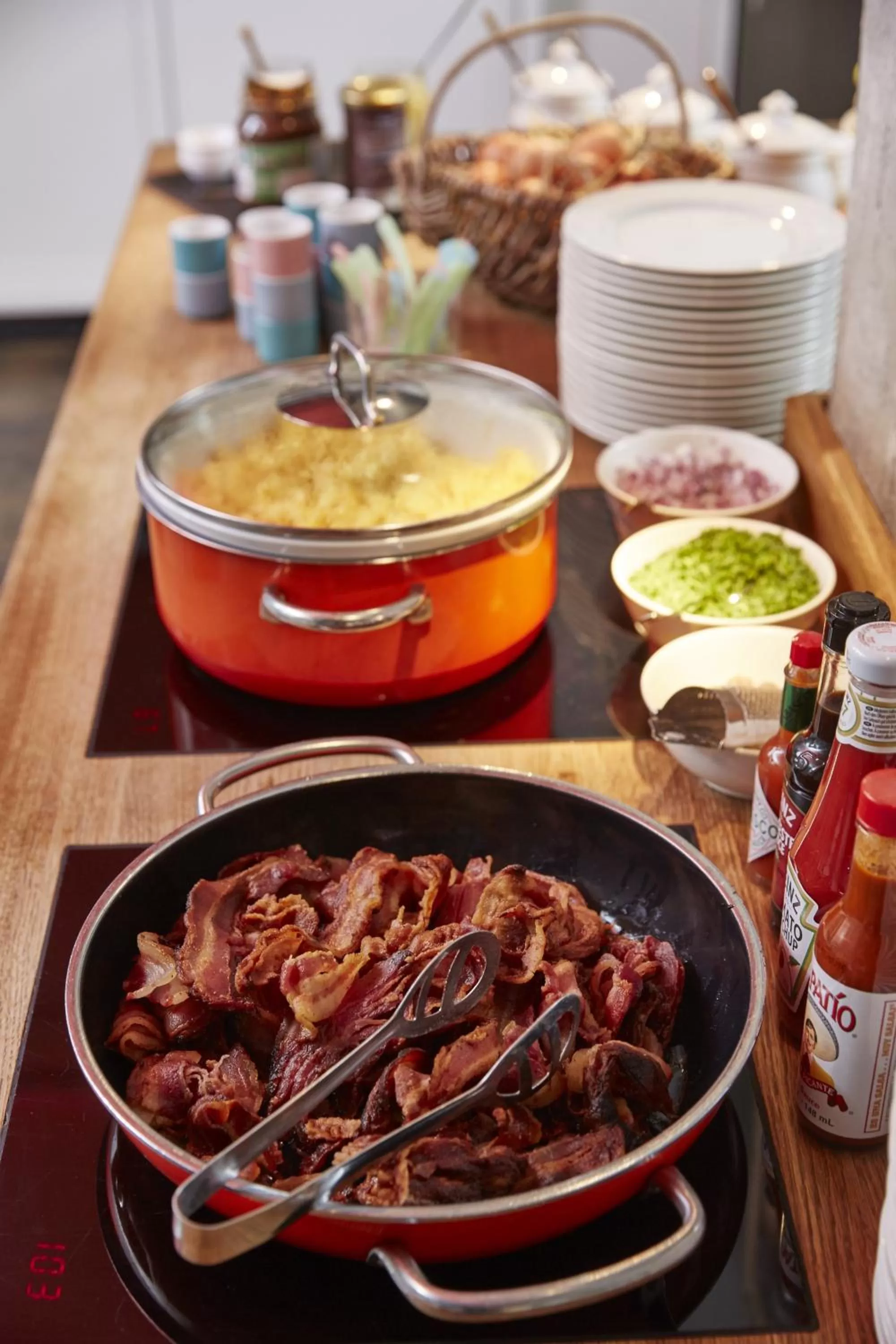 Buffet breakfast in Henri Hotel Hamburg Downtown