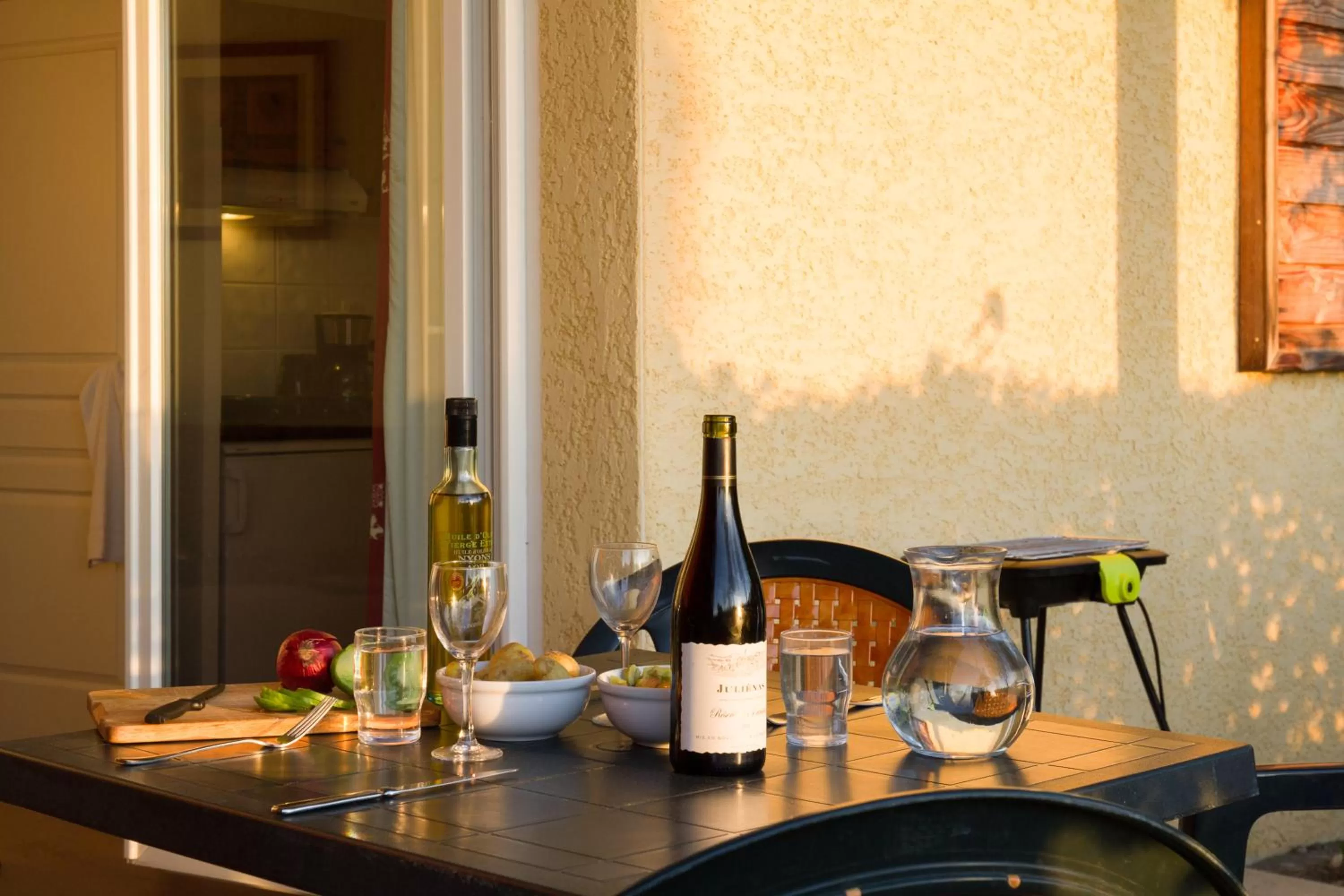 Patio in Garden & City Evian - Lugrin