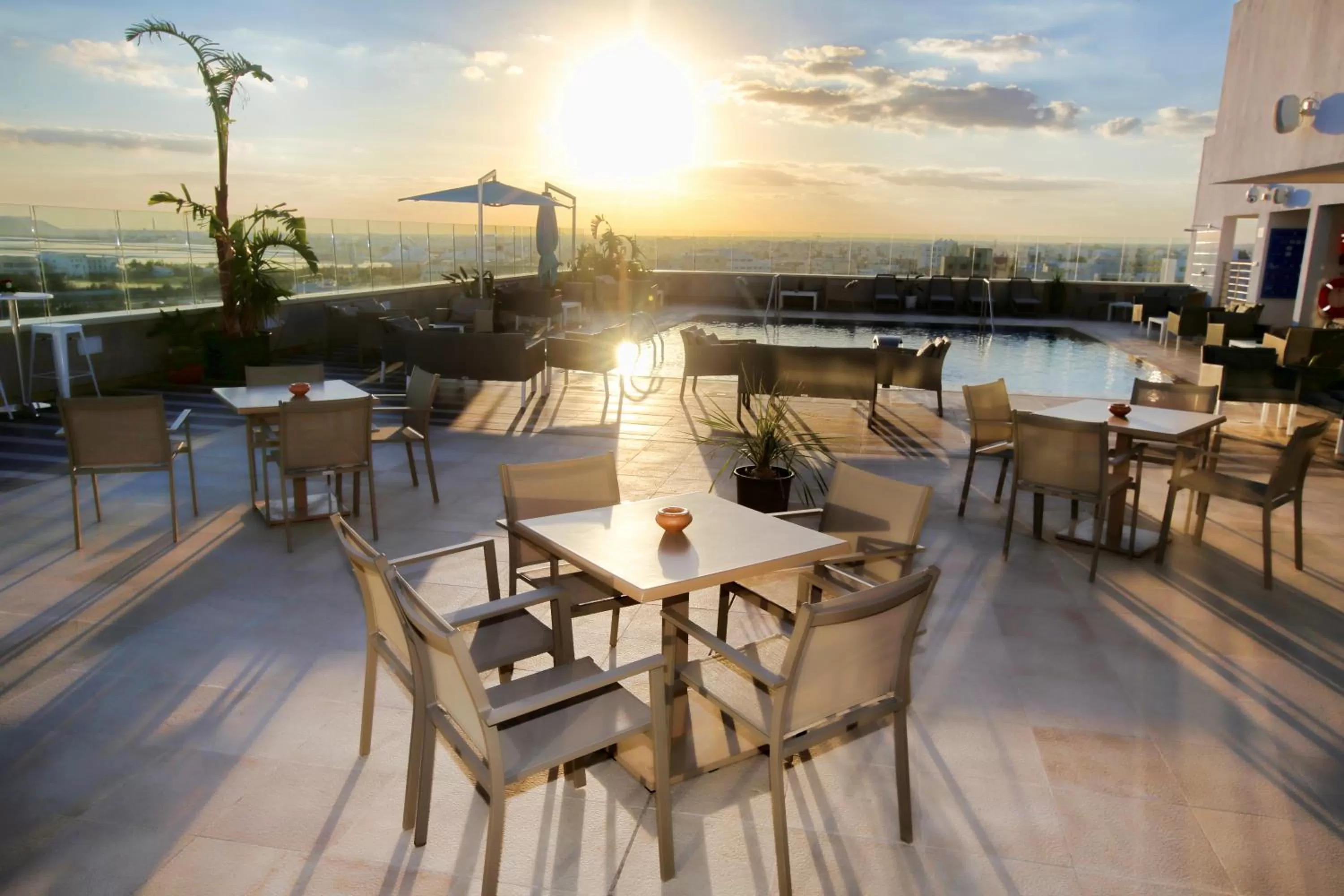 Patio in Radisson Hotel Sfax