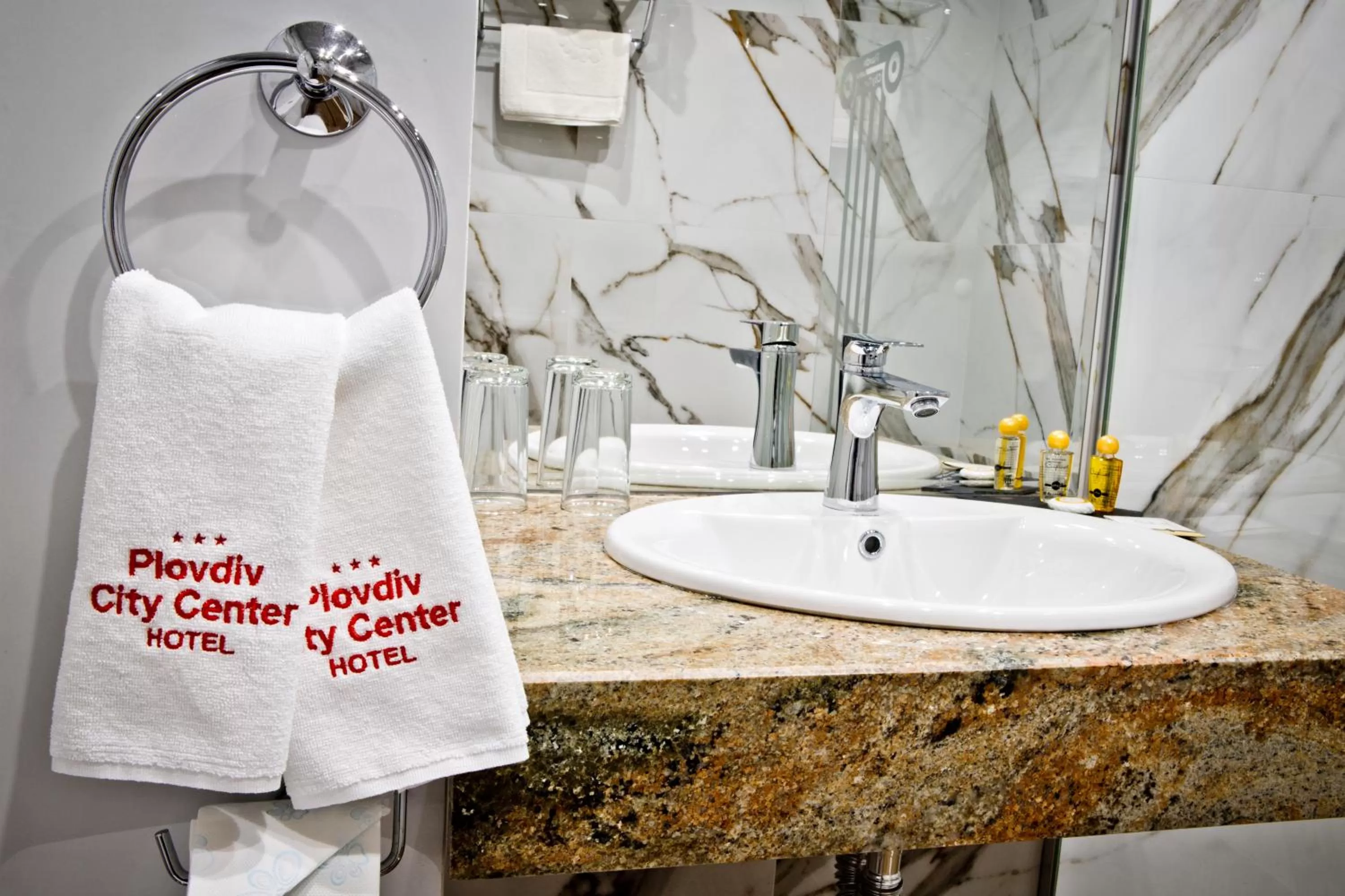 Shower in Plovdiv City Center Hotel
