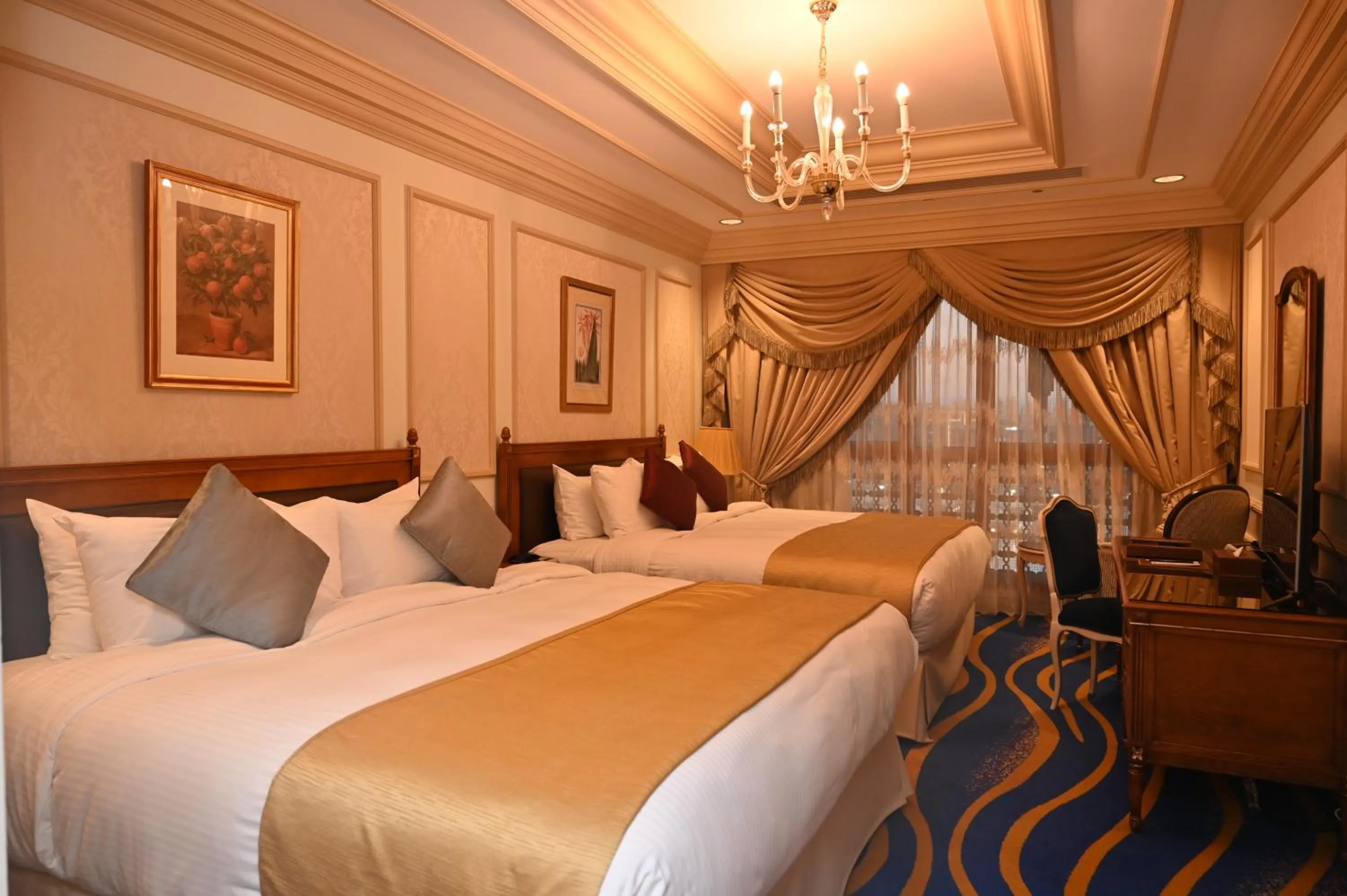 Bed in Dar Al Taqwa Hotel