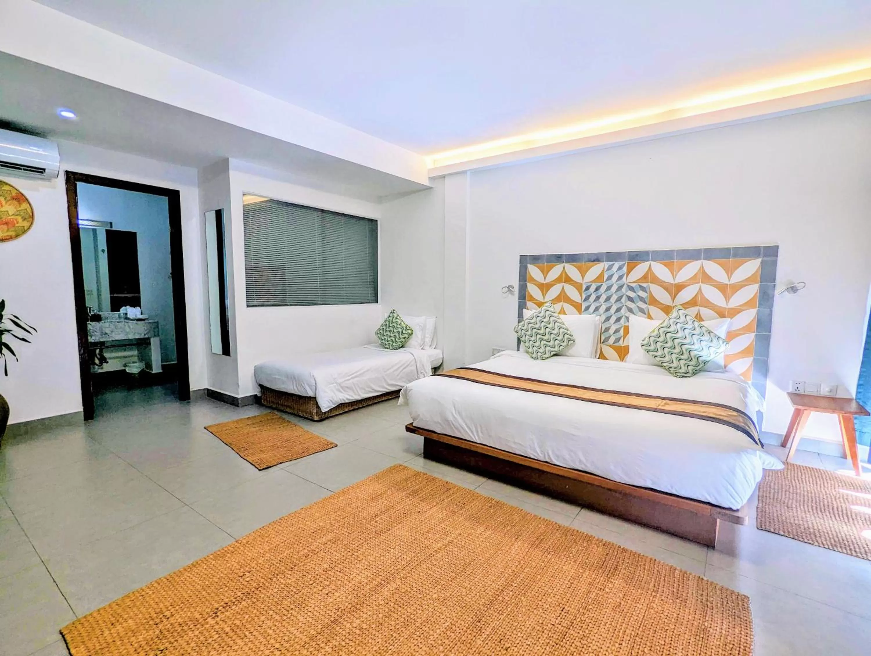 Living room, Bed in Naiya Sea Resort