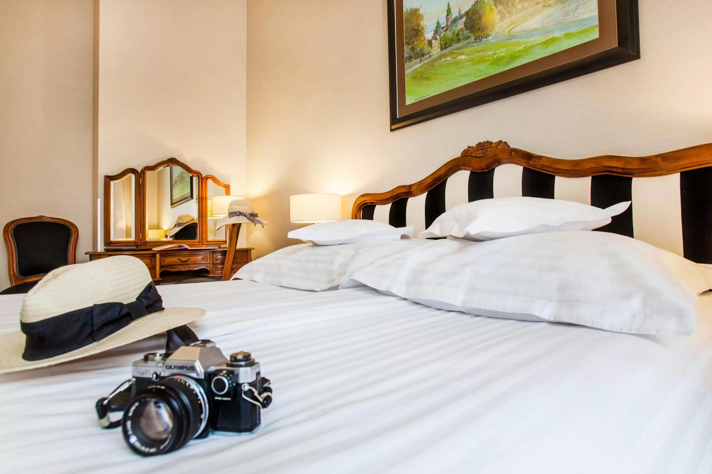 Bed in Hotel Senacki