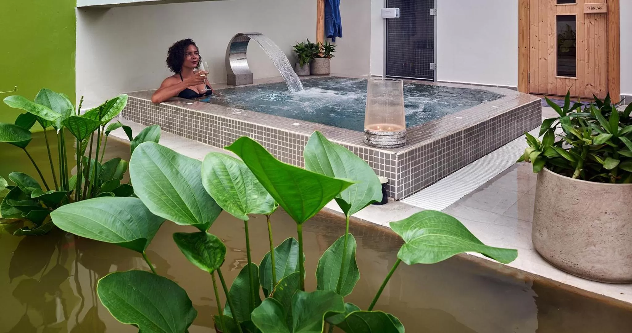 Hot Spring Bath in Plantation Urban Resort & Spa