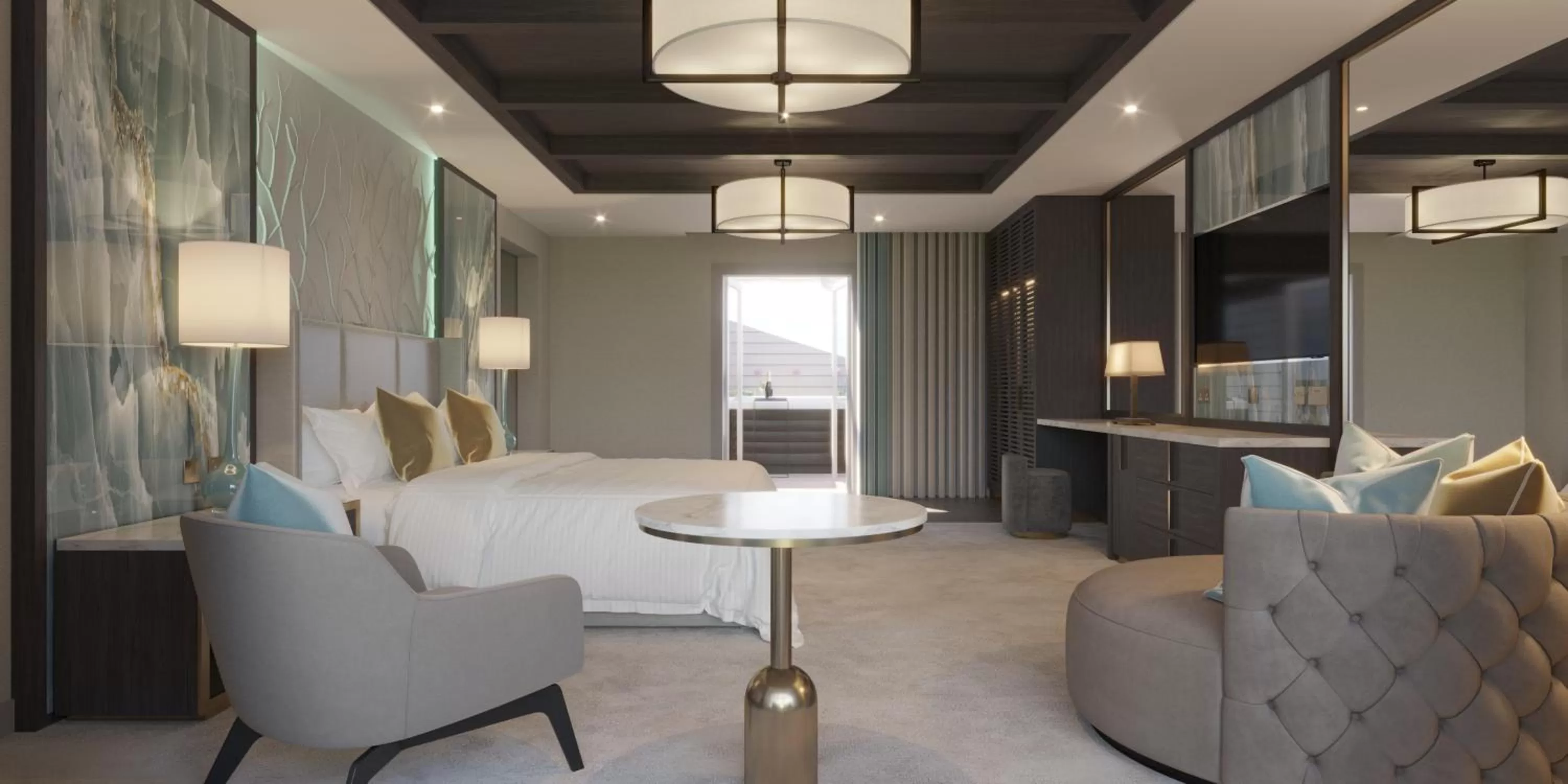 Bed in Lochside House Hotel & Spa