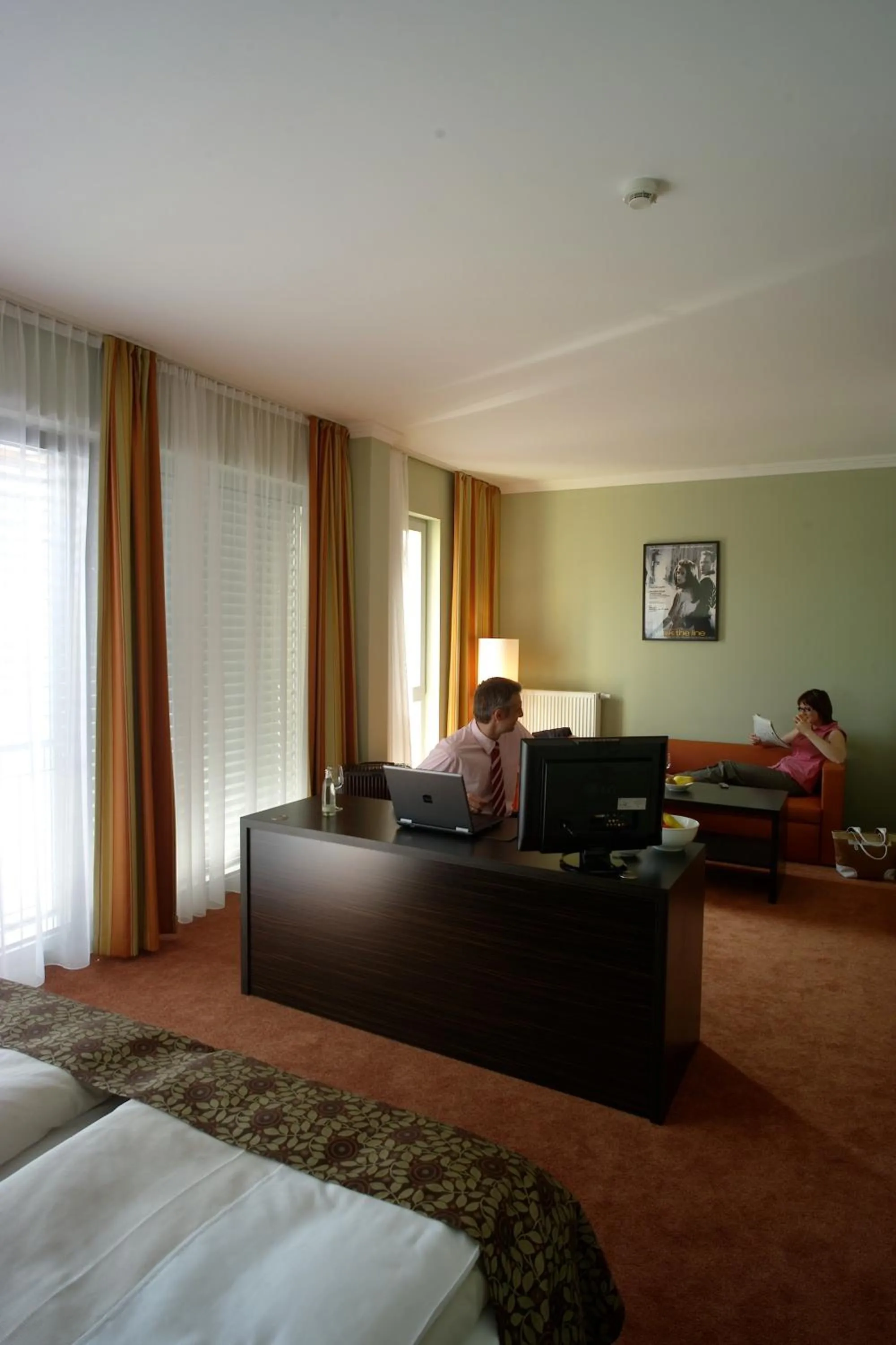 Seating area, Bed in Hotel Central Regensburg CityCentre, Sure Hotel Collection by Best Western