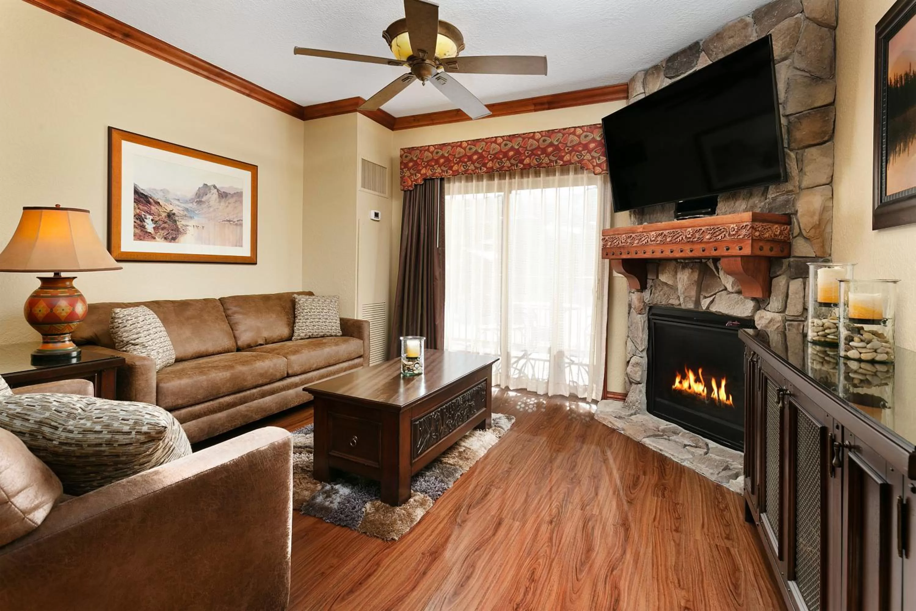 Seating Area in Condos at Canyons Resort by White Pines
