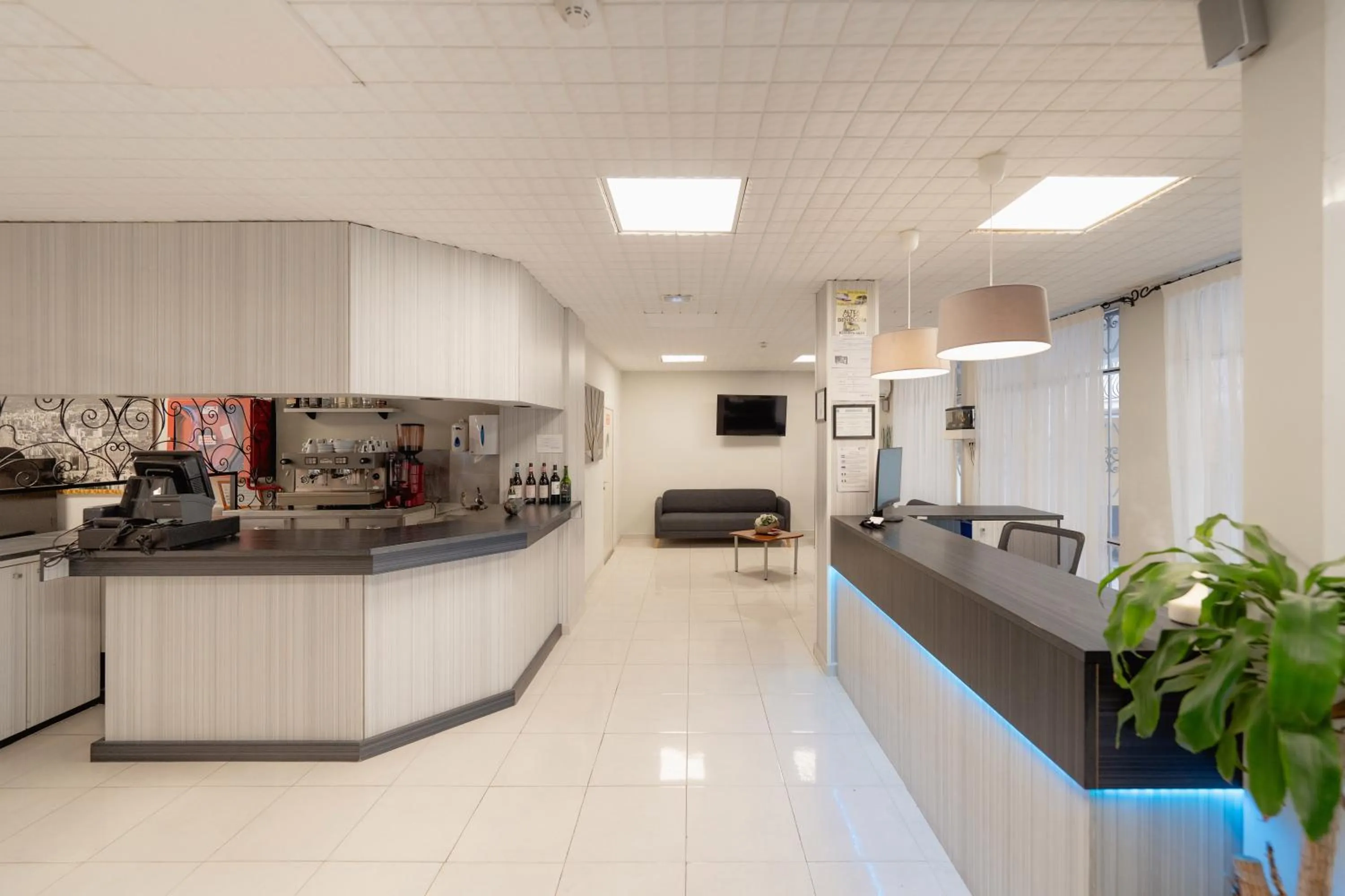 Lobby or reception in Hotel Santa Faz