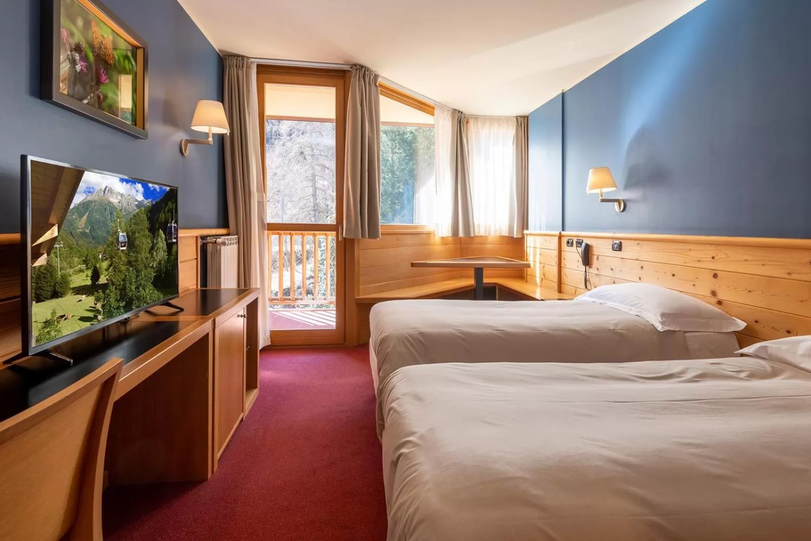 Bedroom, Bed in Hotel Garni Pegrà