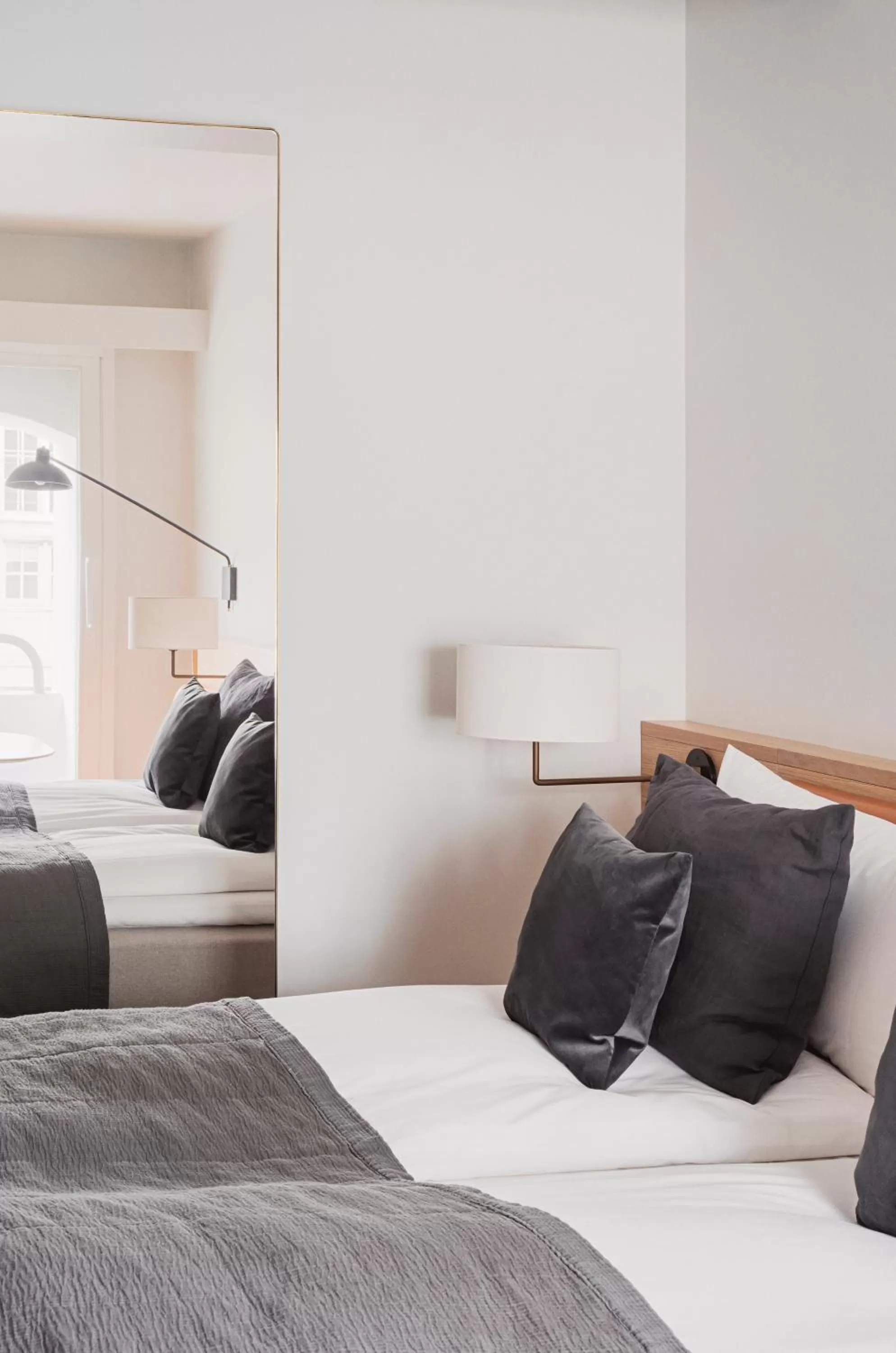 Bed in Copenhagen Admiral Hotel