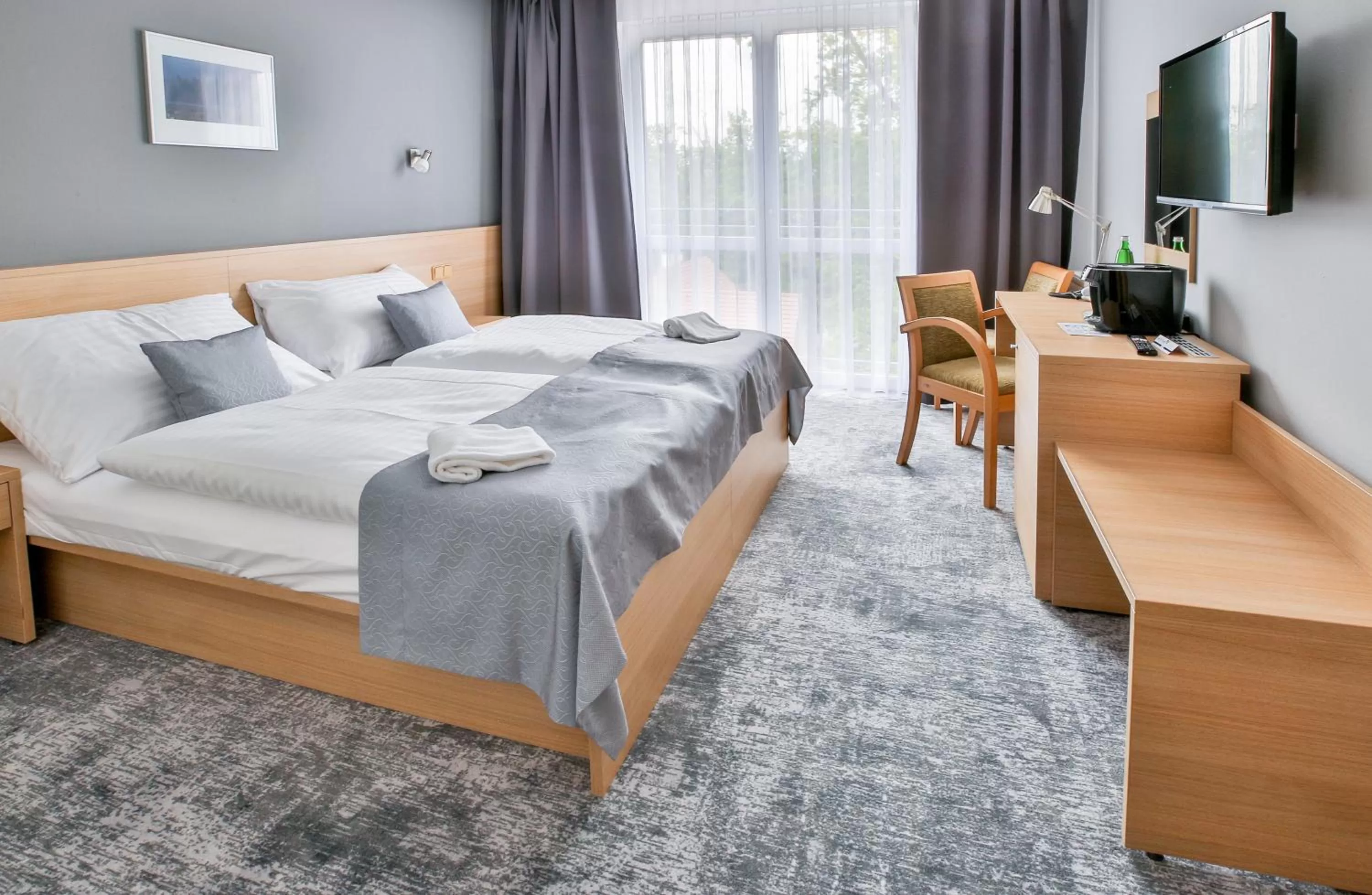 Bed in LH Parkhotel Hluboka Nad Vltavou Congress & Wellness