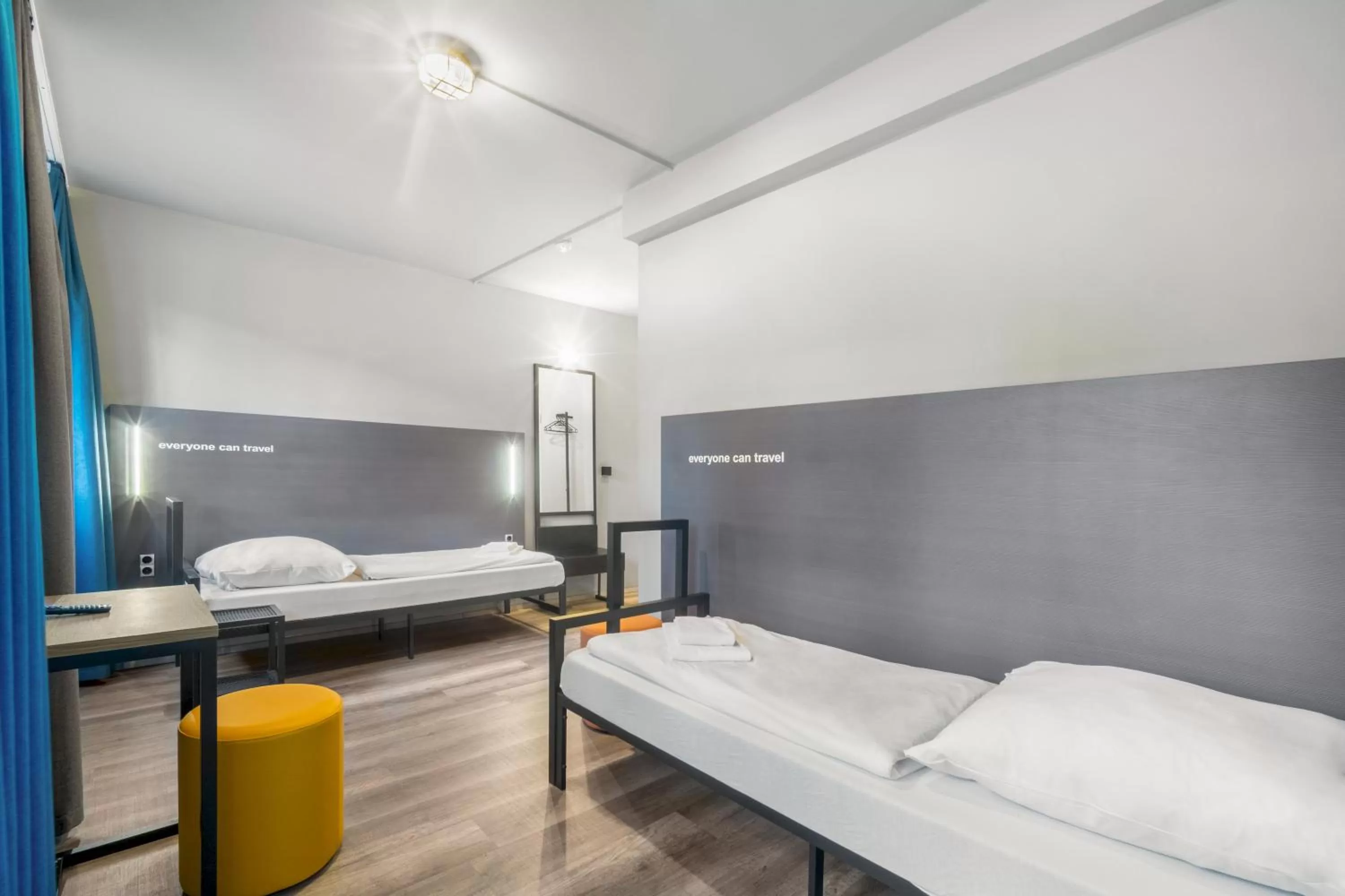 Photo of the whole room, Bed in a&o Dresden Hauptbahnhof