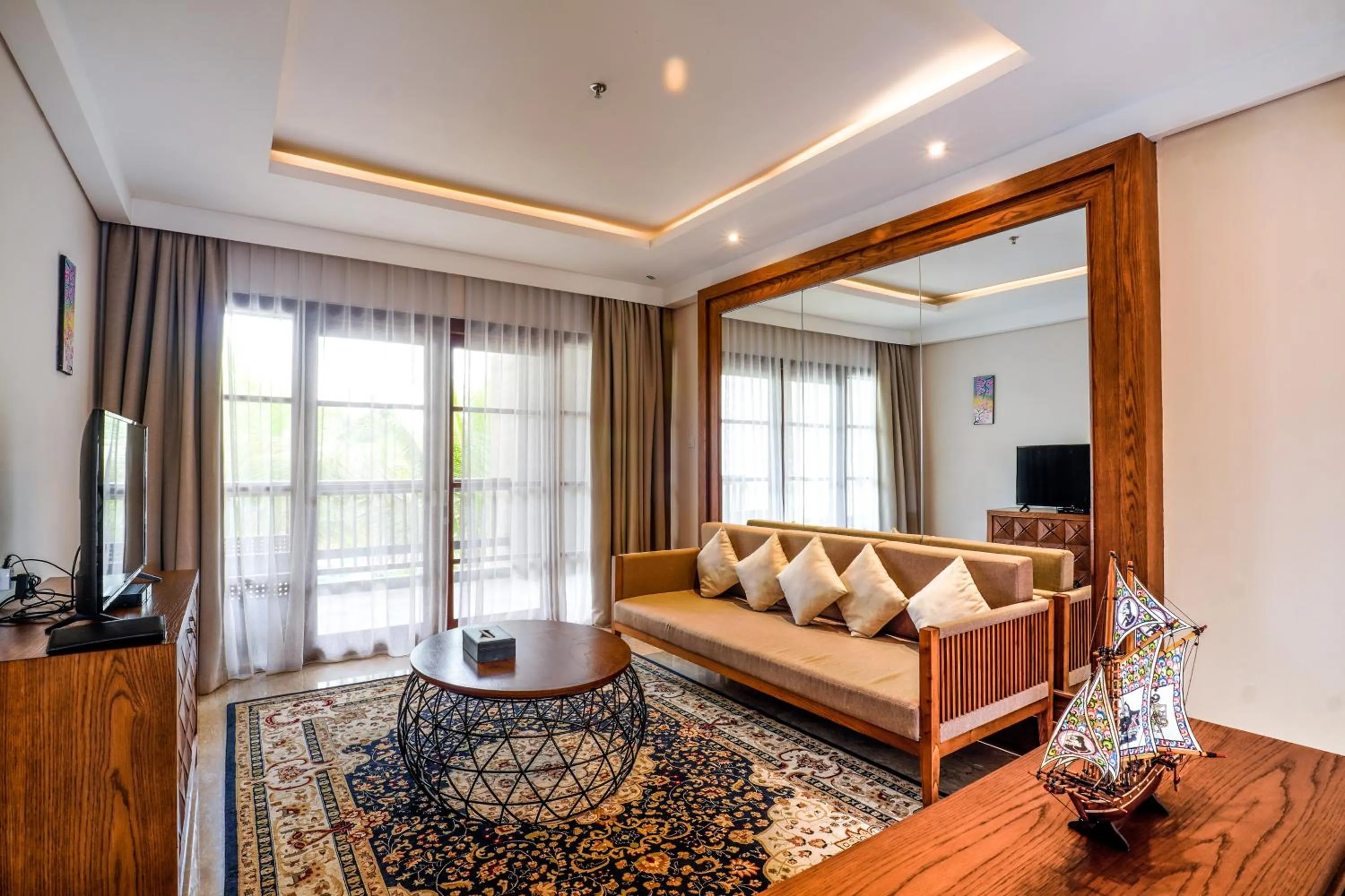 Living room in Royal Tulip Springhill Resort Jimbaran