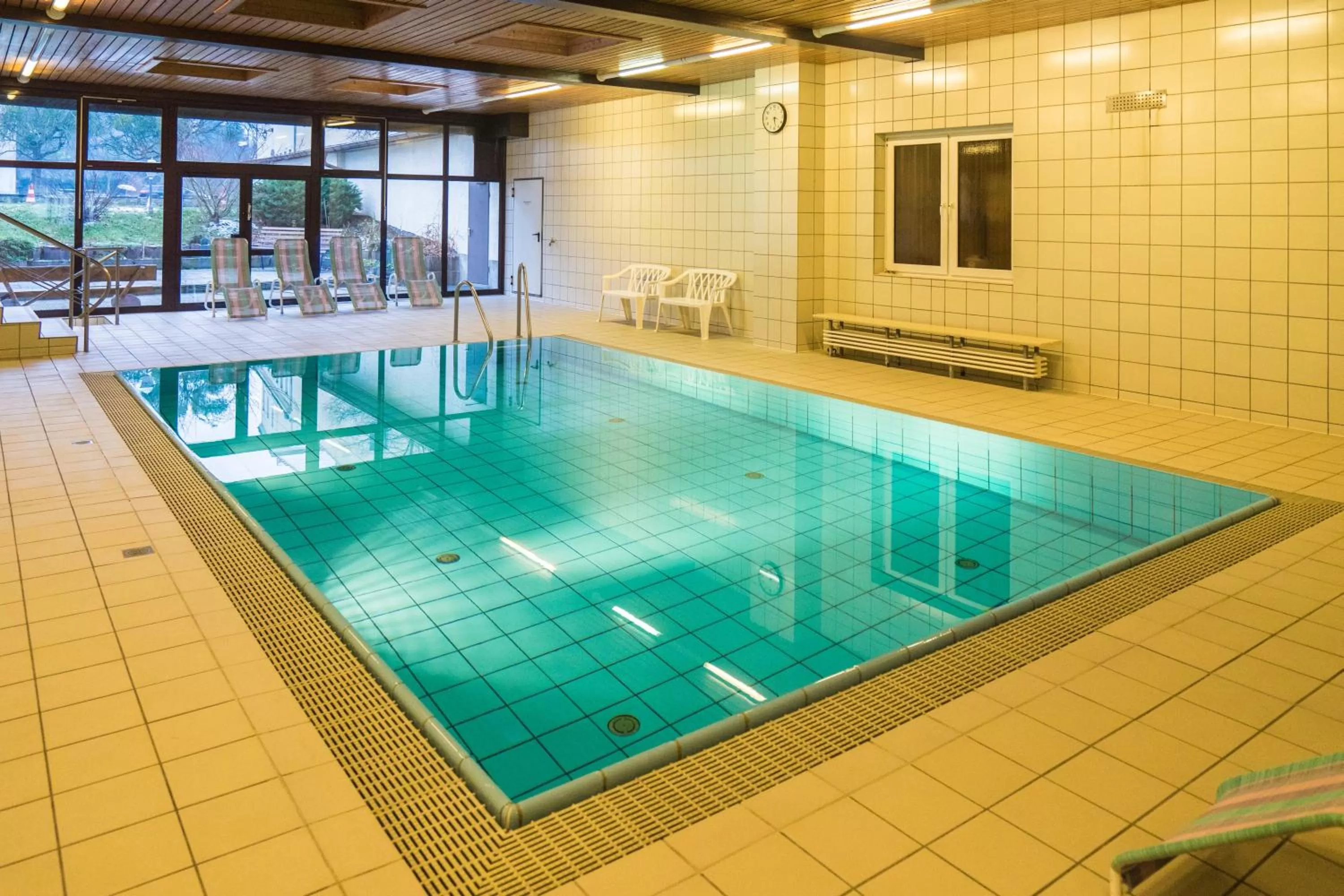 Swimming pool in Hotel Zur Post