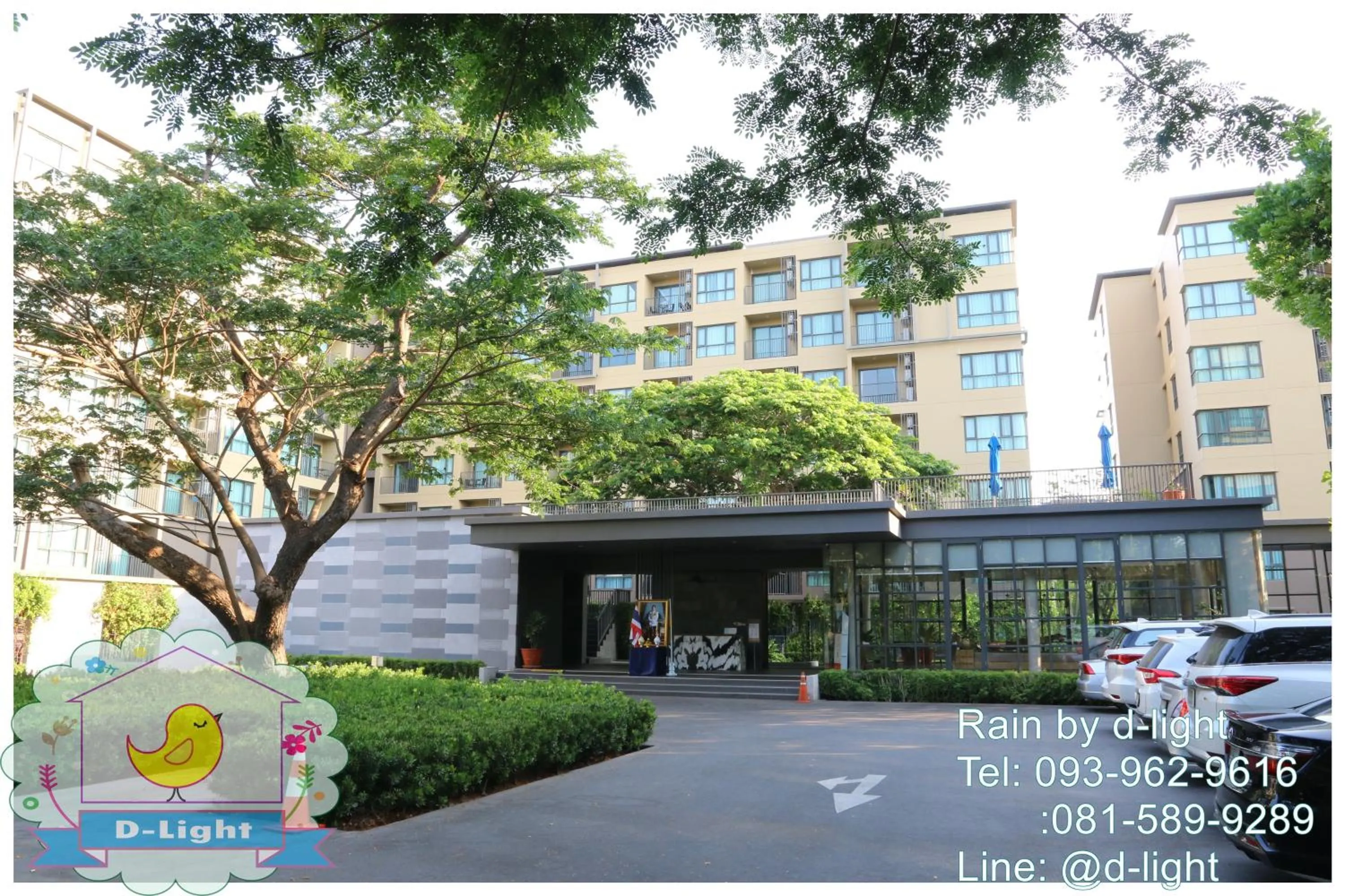 Facade/entrance in Rain Cha-am Hua Hin by D-light