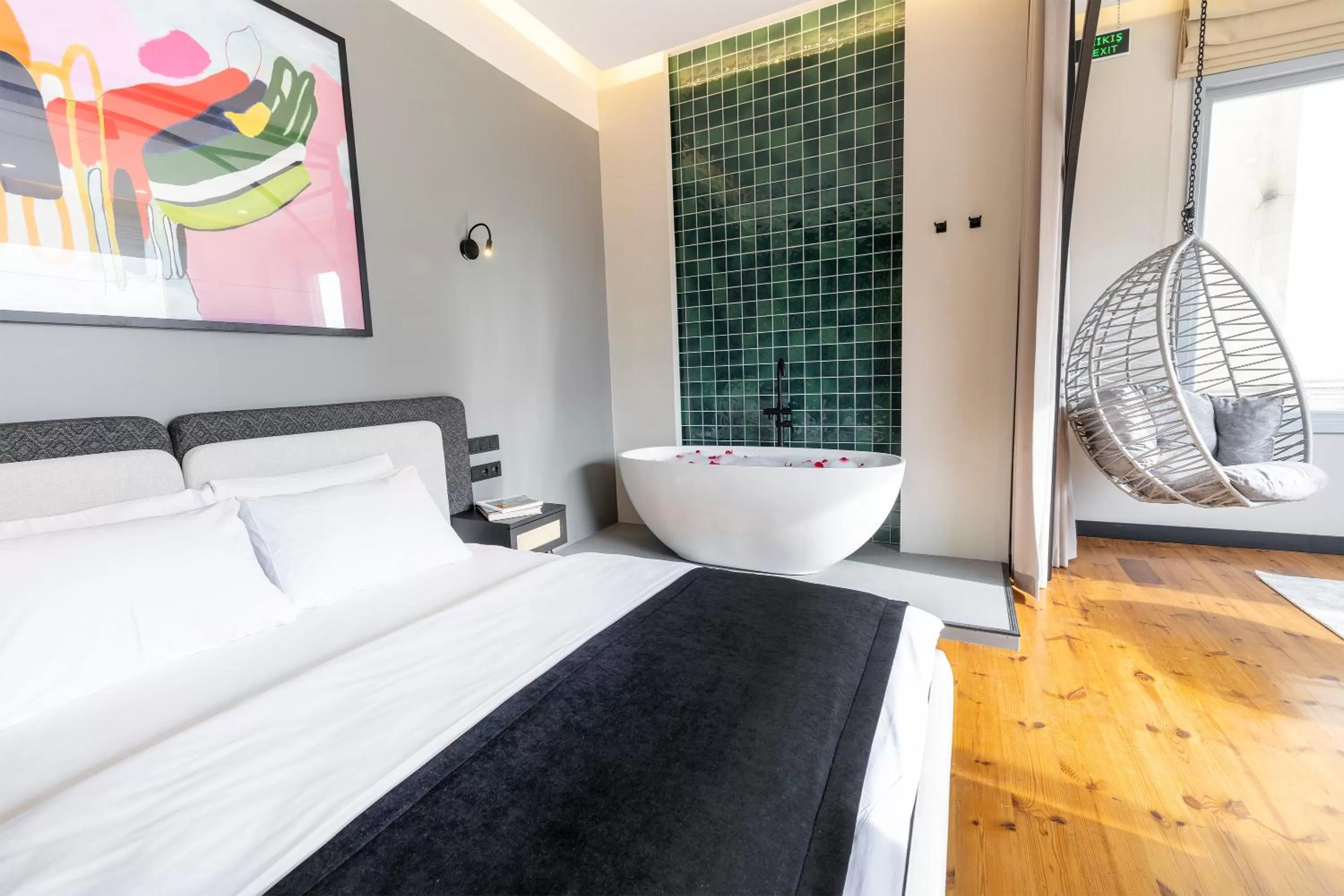 Bed in Upside Apartments