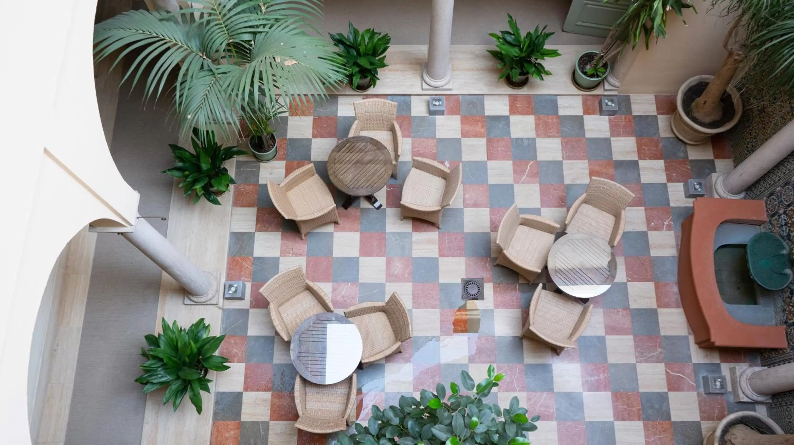 Patio in Casa Romana Hotel Boutique