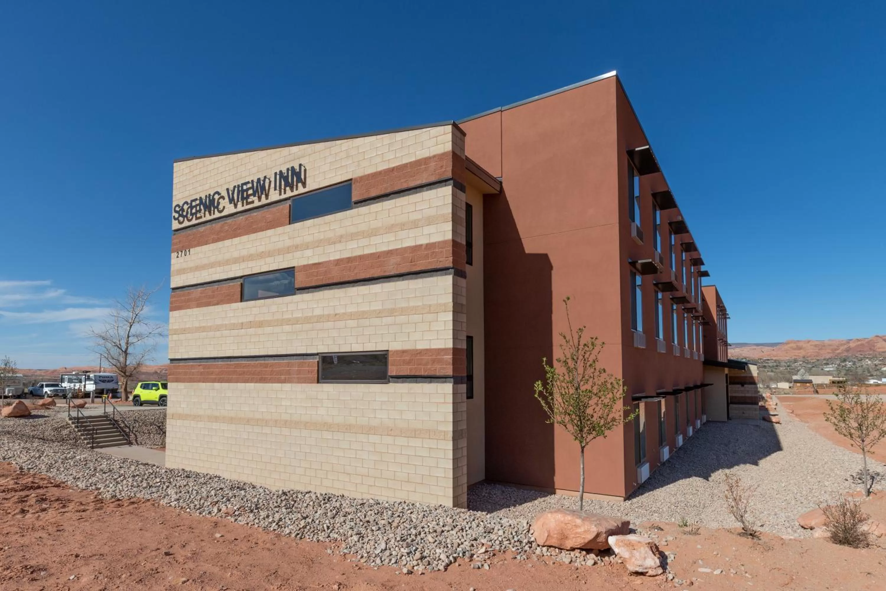Property building in Scenic View Inn & Suites Moab