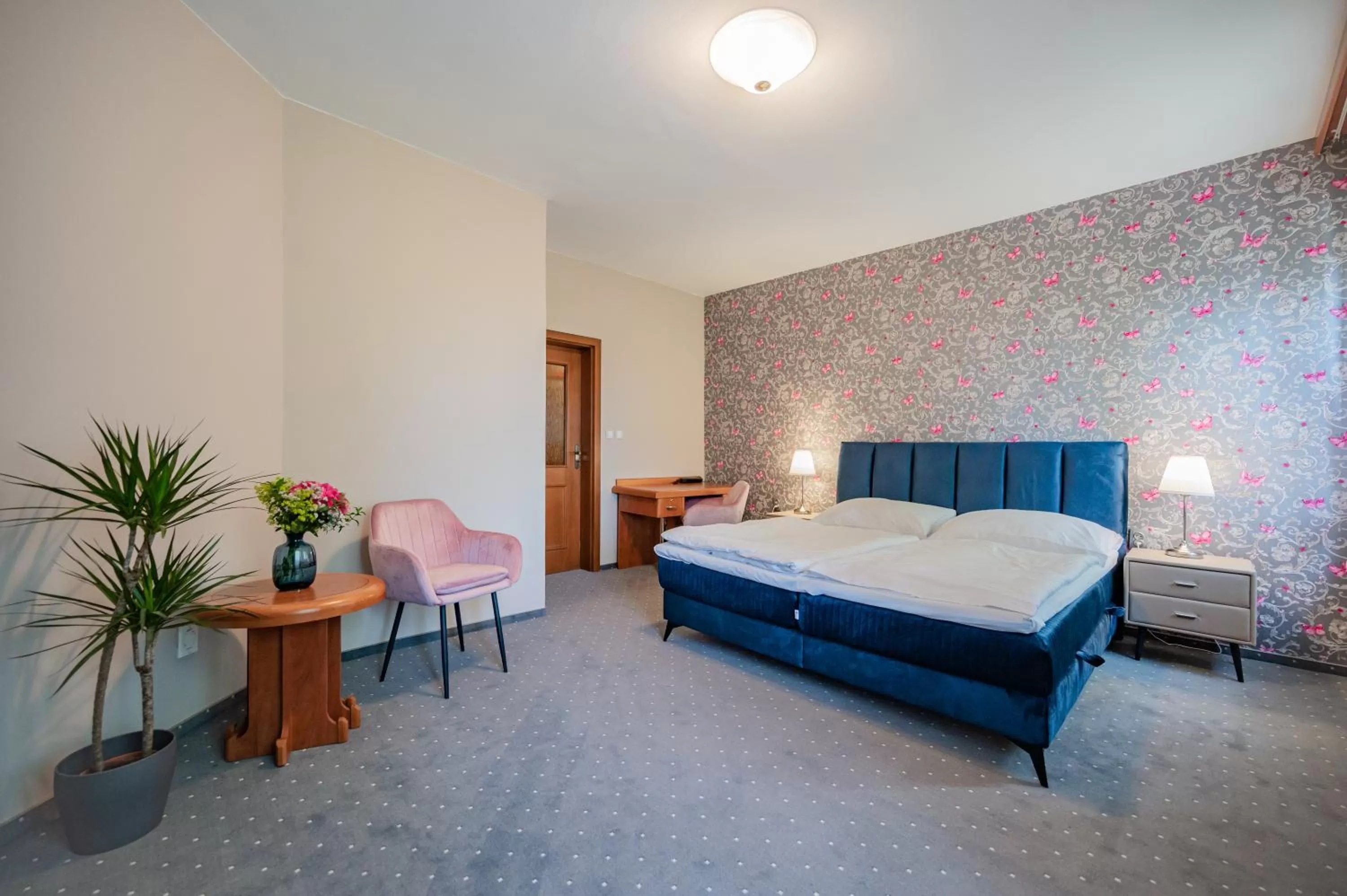 Bed in Hotel U Královny Elišky