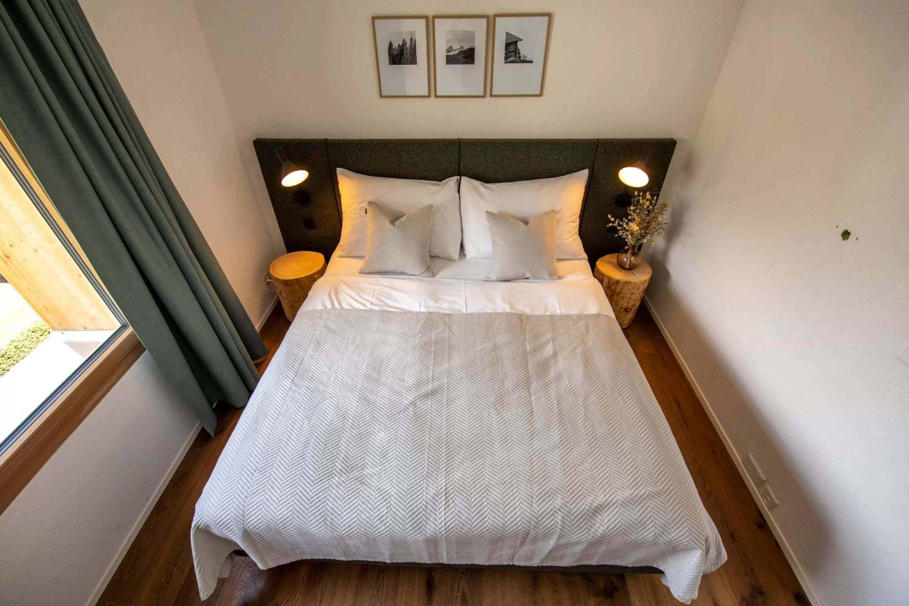 Bed in Flem Mountain Lodge
