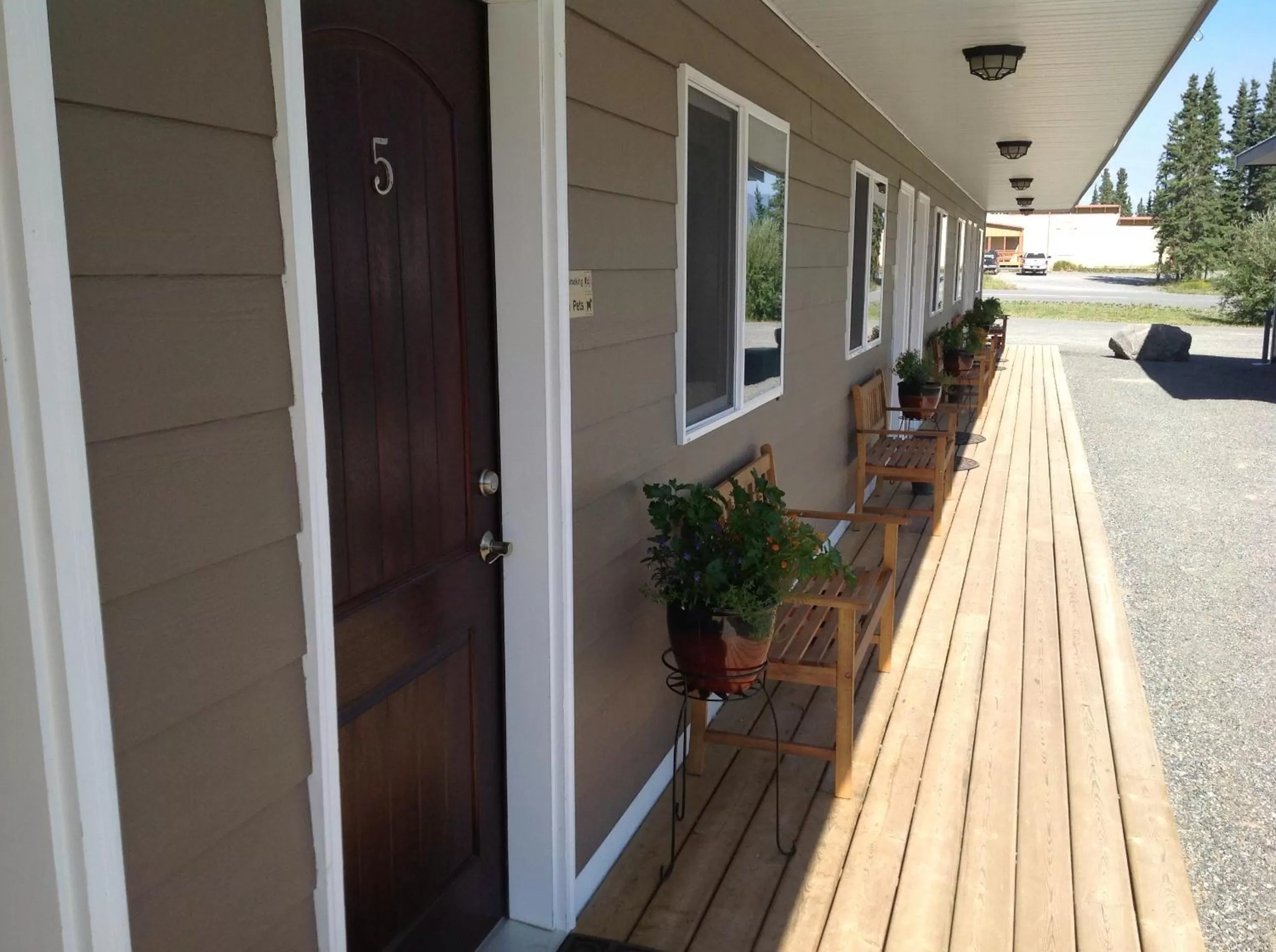 Decorative detail in Parkside Inn