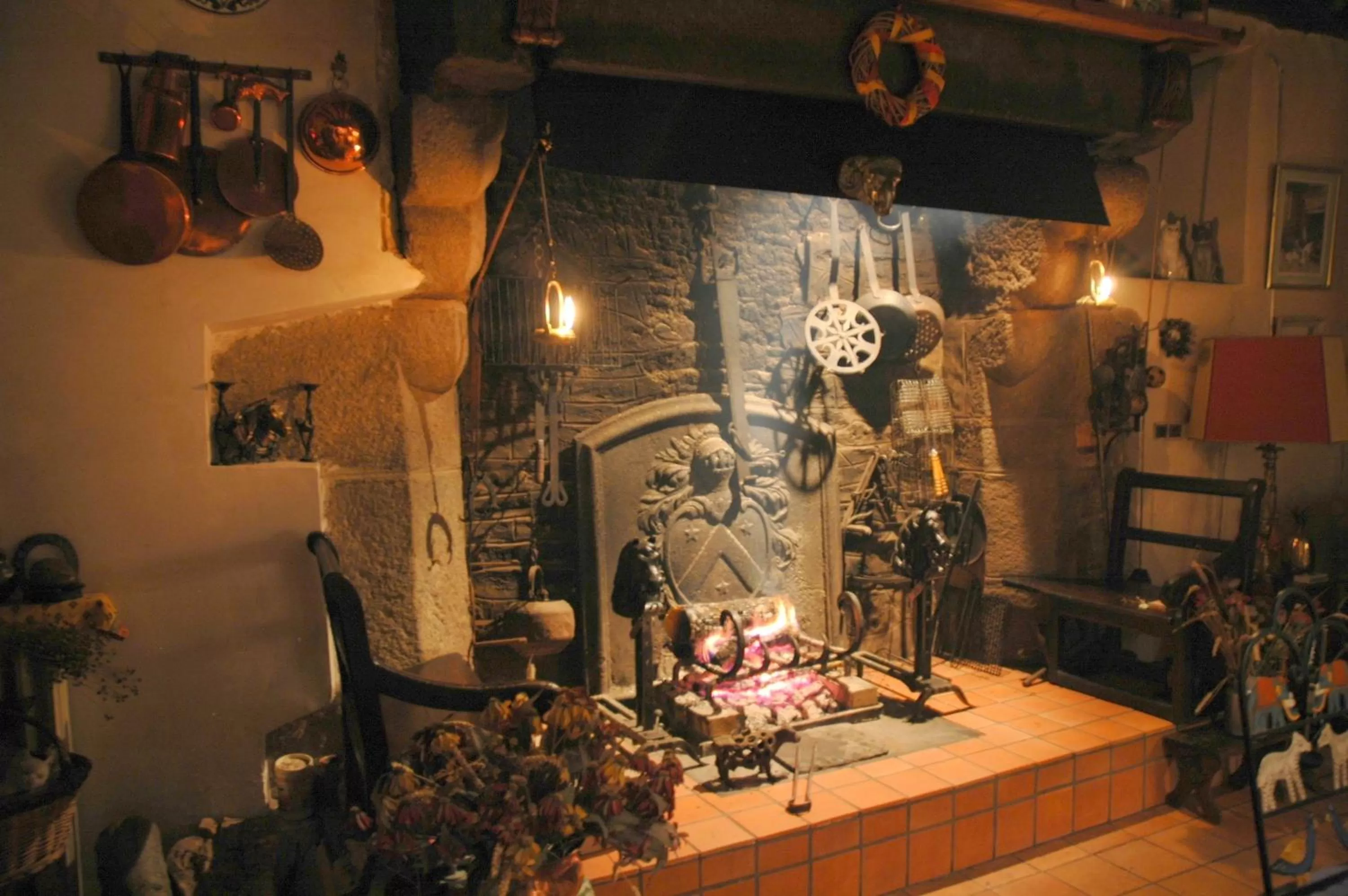 Decorative detail in Manoir de la Peignie