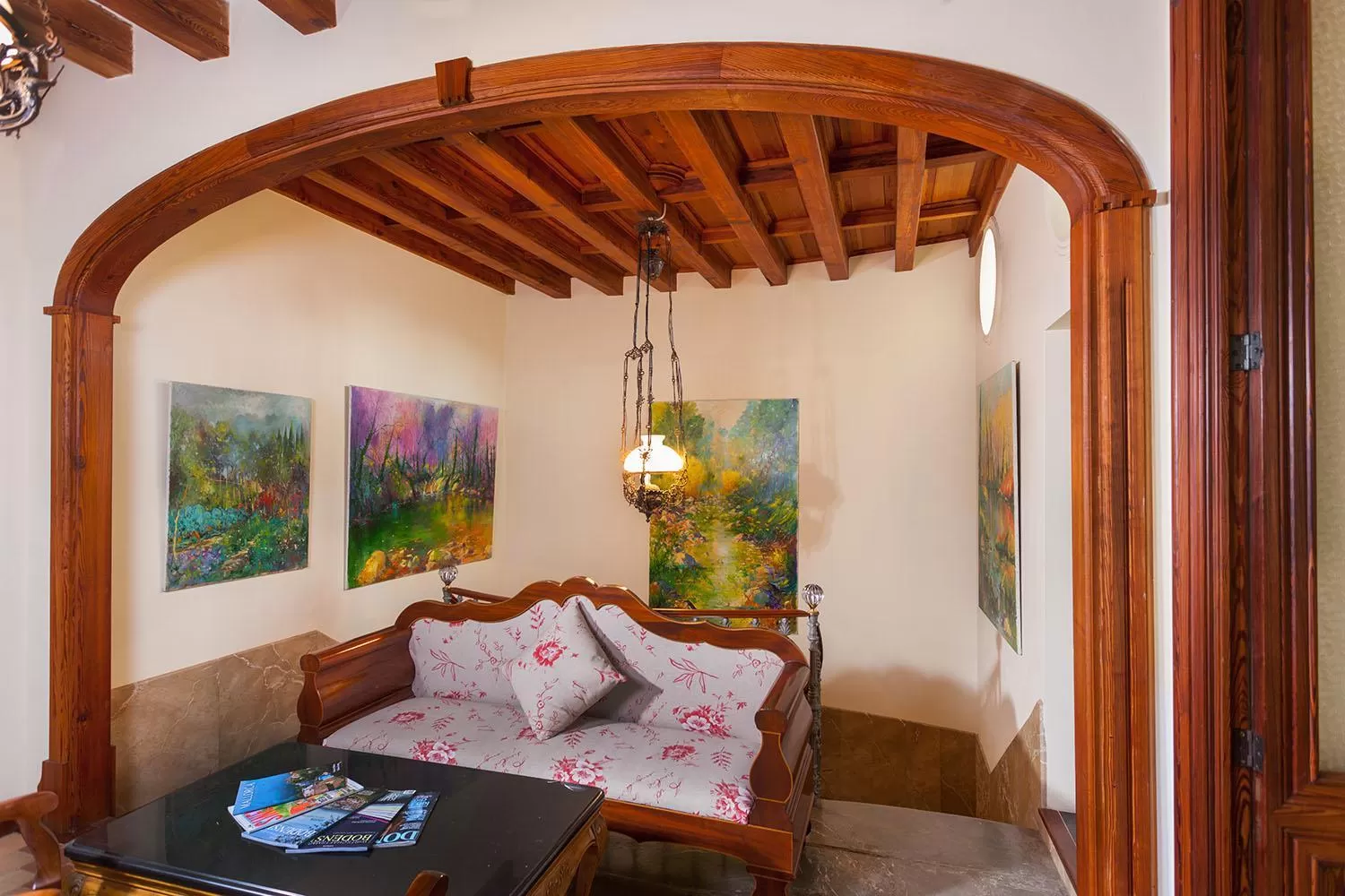 Seating area in "Son Cleda" House Boutique, adults only