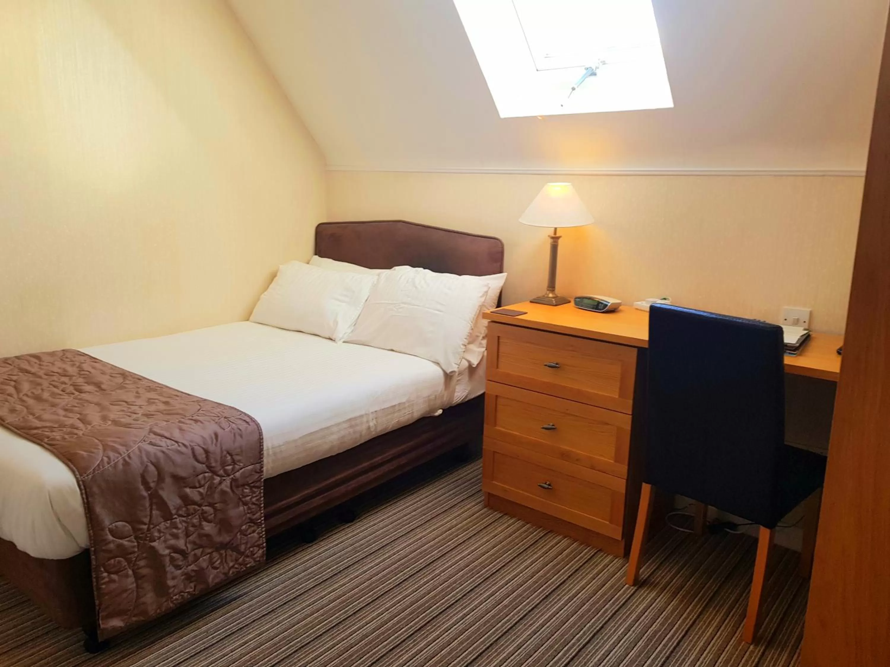 Bed in The Chetwynde Hotel