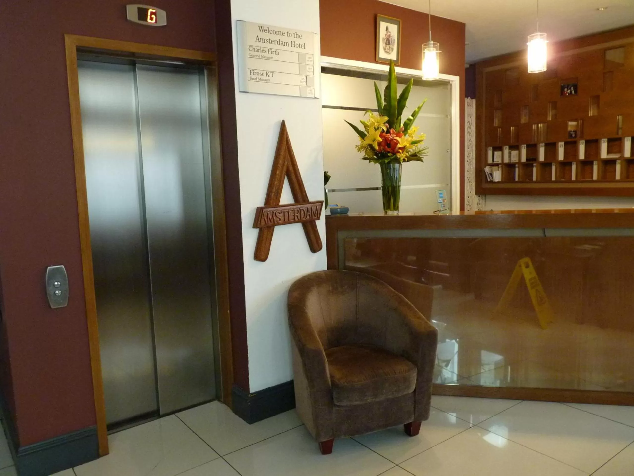 Lobby or reception in Amsterdam Hotel Brighton Seafront