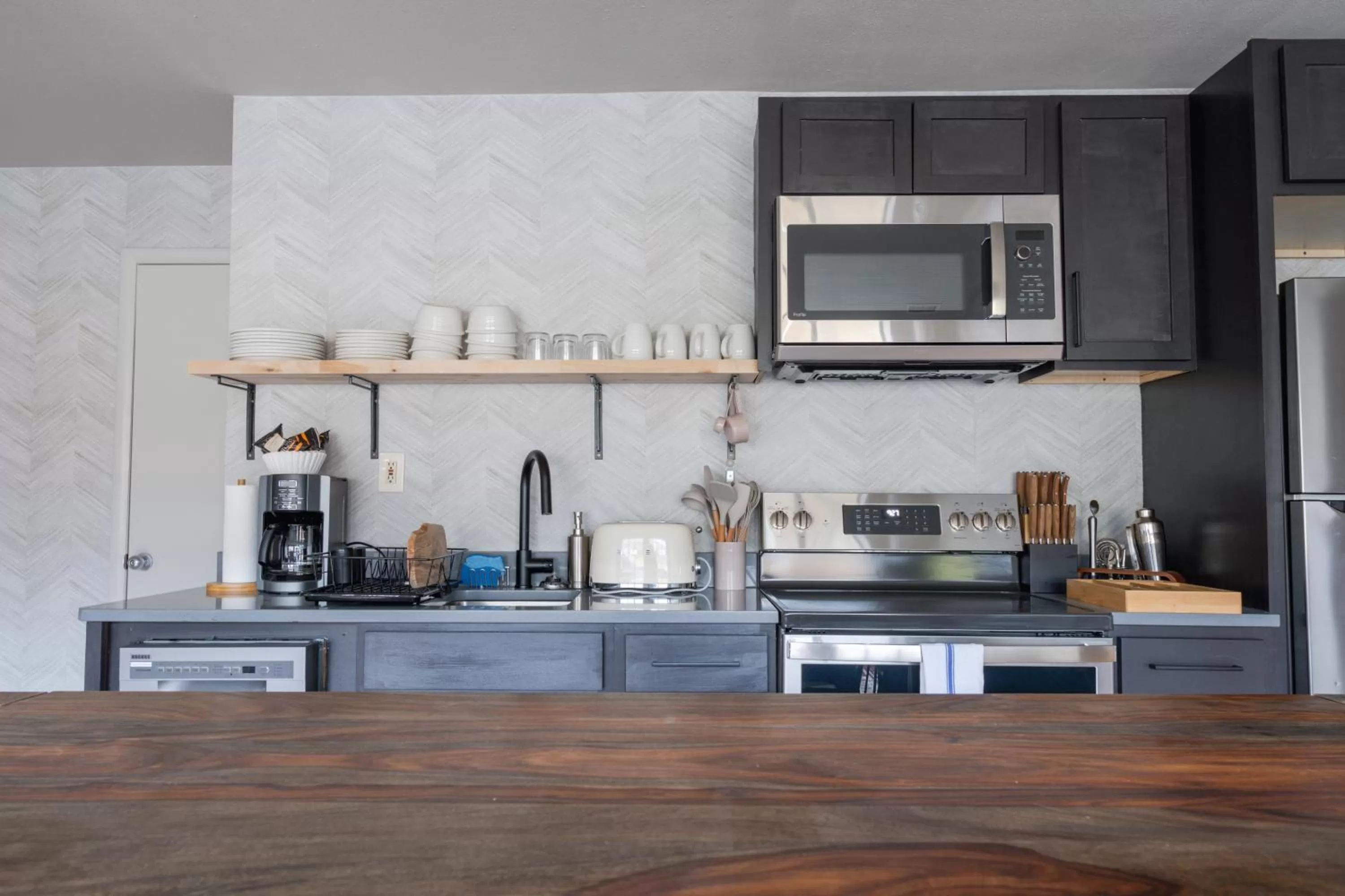 kitchen in Hunter Lodge, a Bluebird by Lark