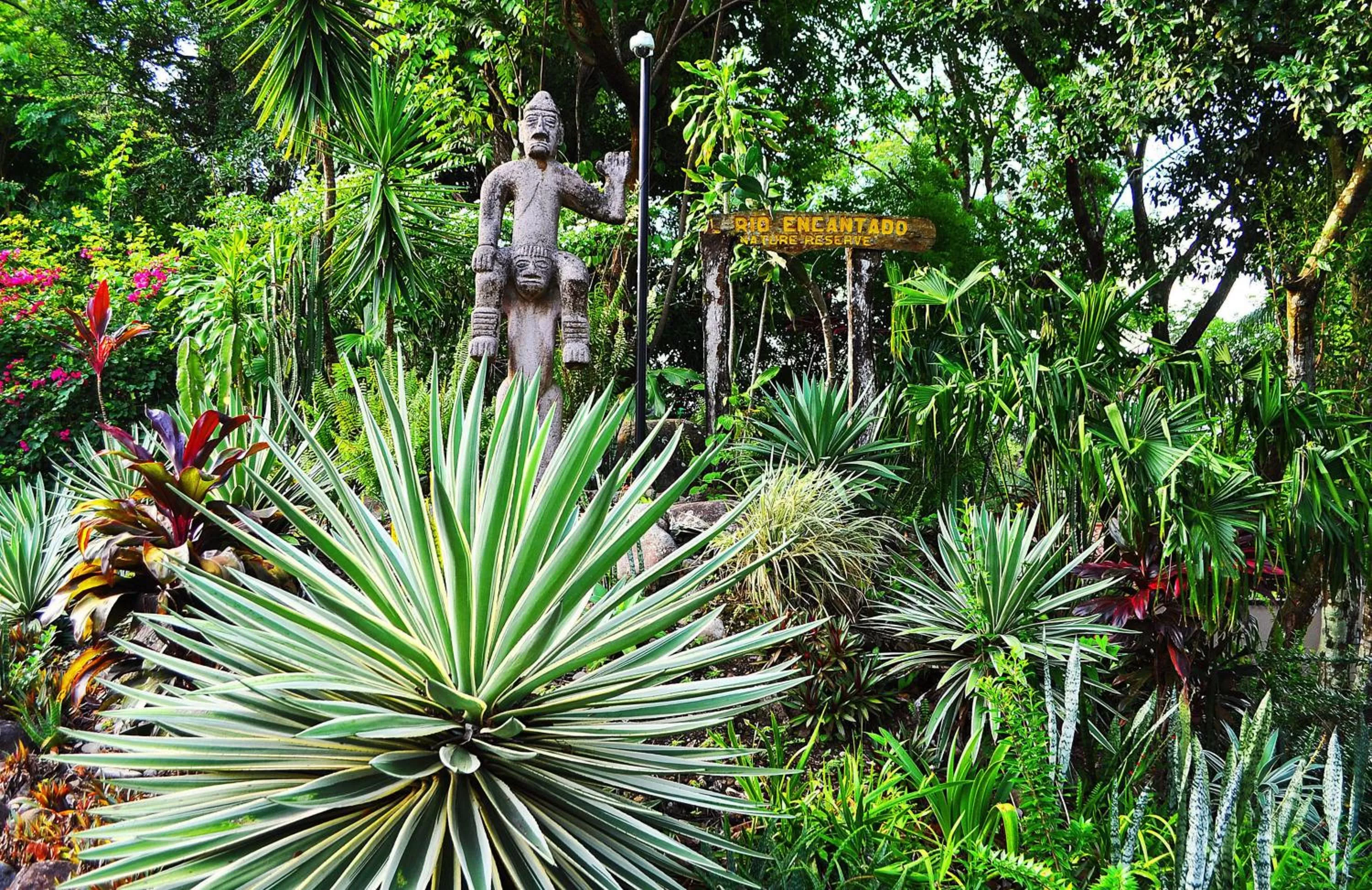 Facade/entrance, Garden in Cabanas Rio Encantado
