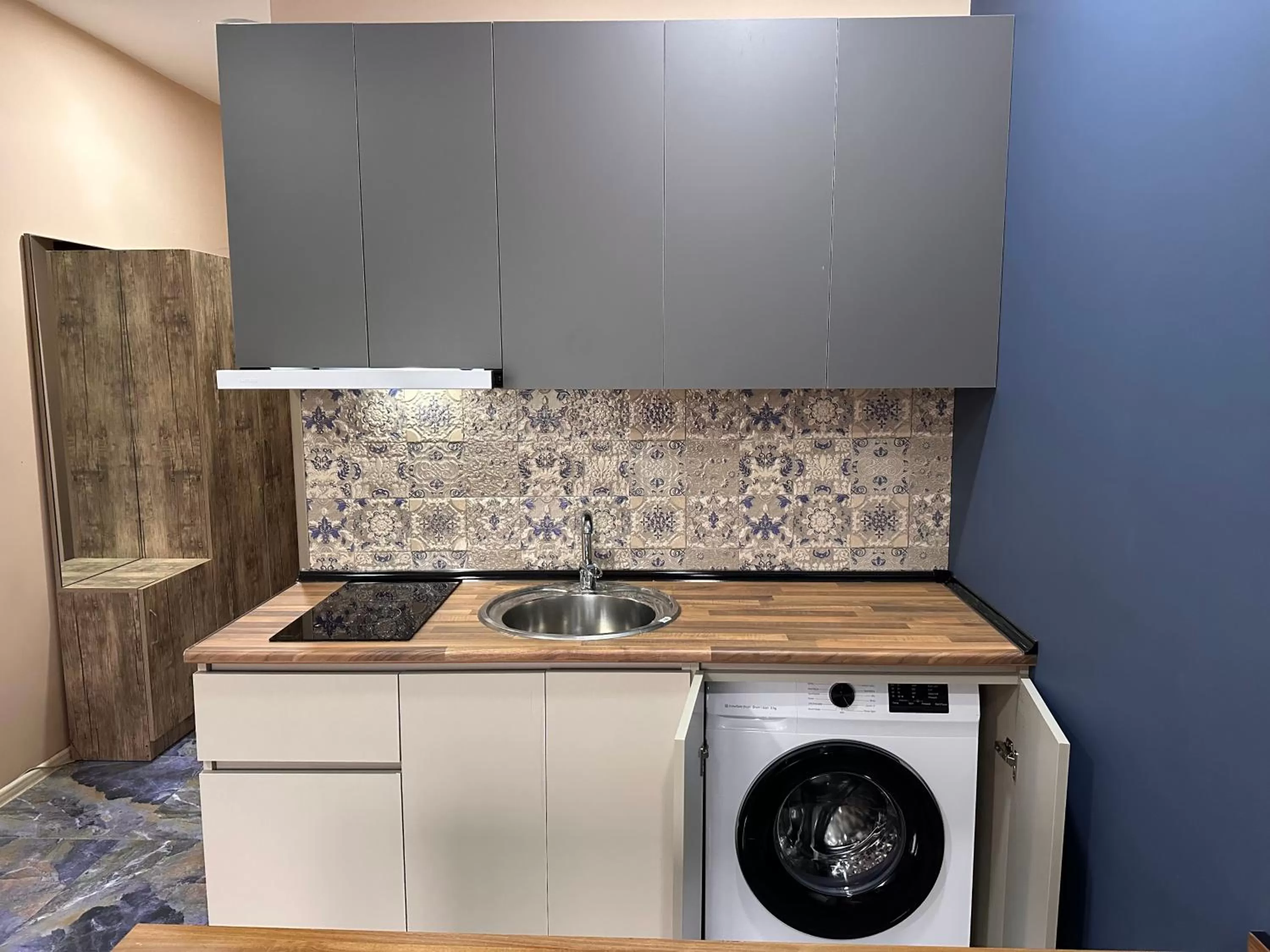 Kitchen or kitchenette in Aparthotel costa