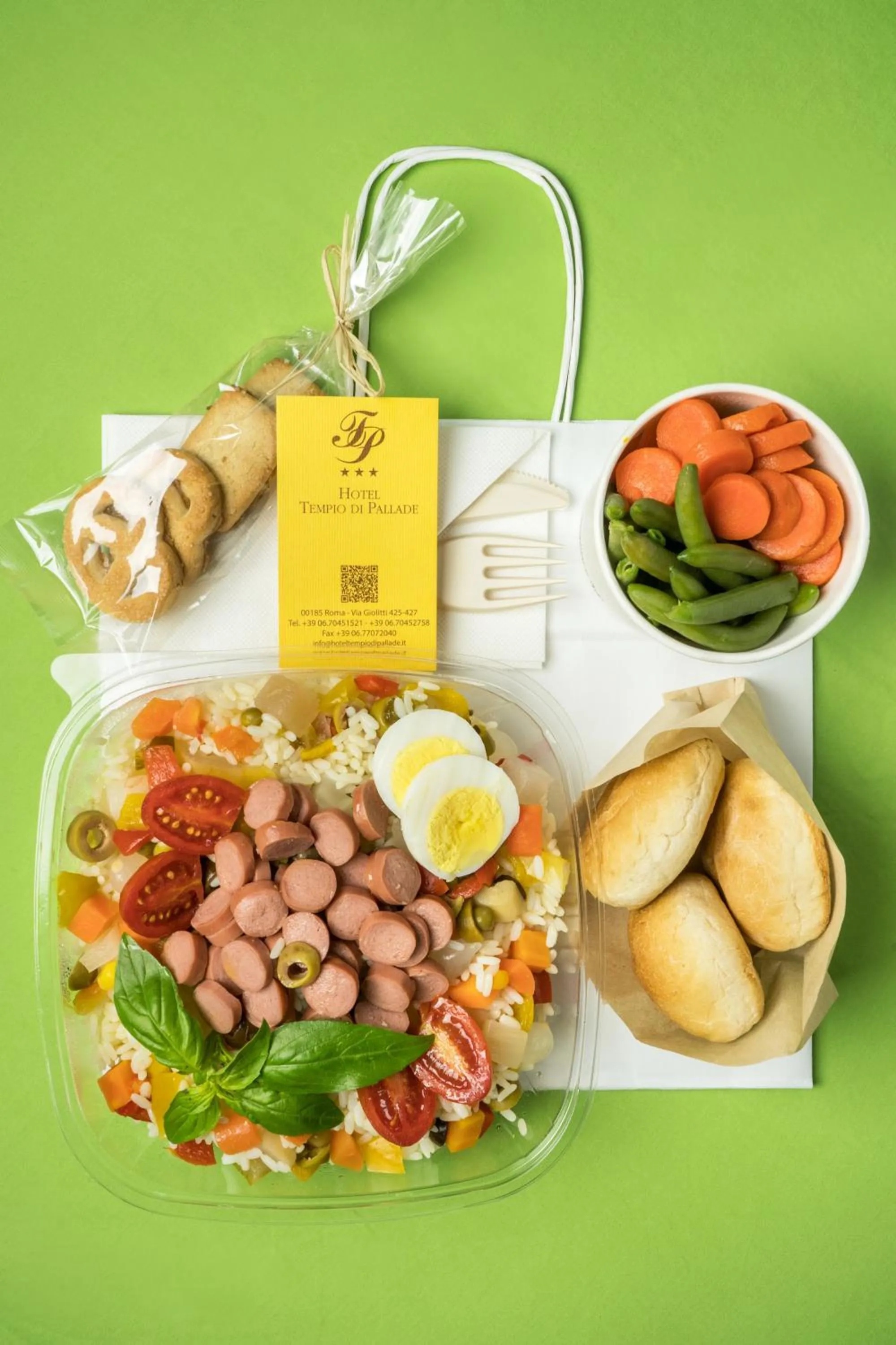 Food and drinks in Hotel Tempio Di Pallade