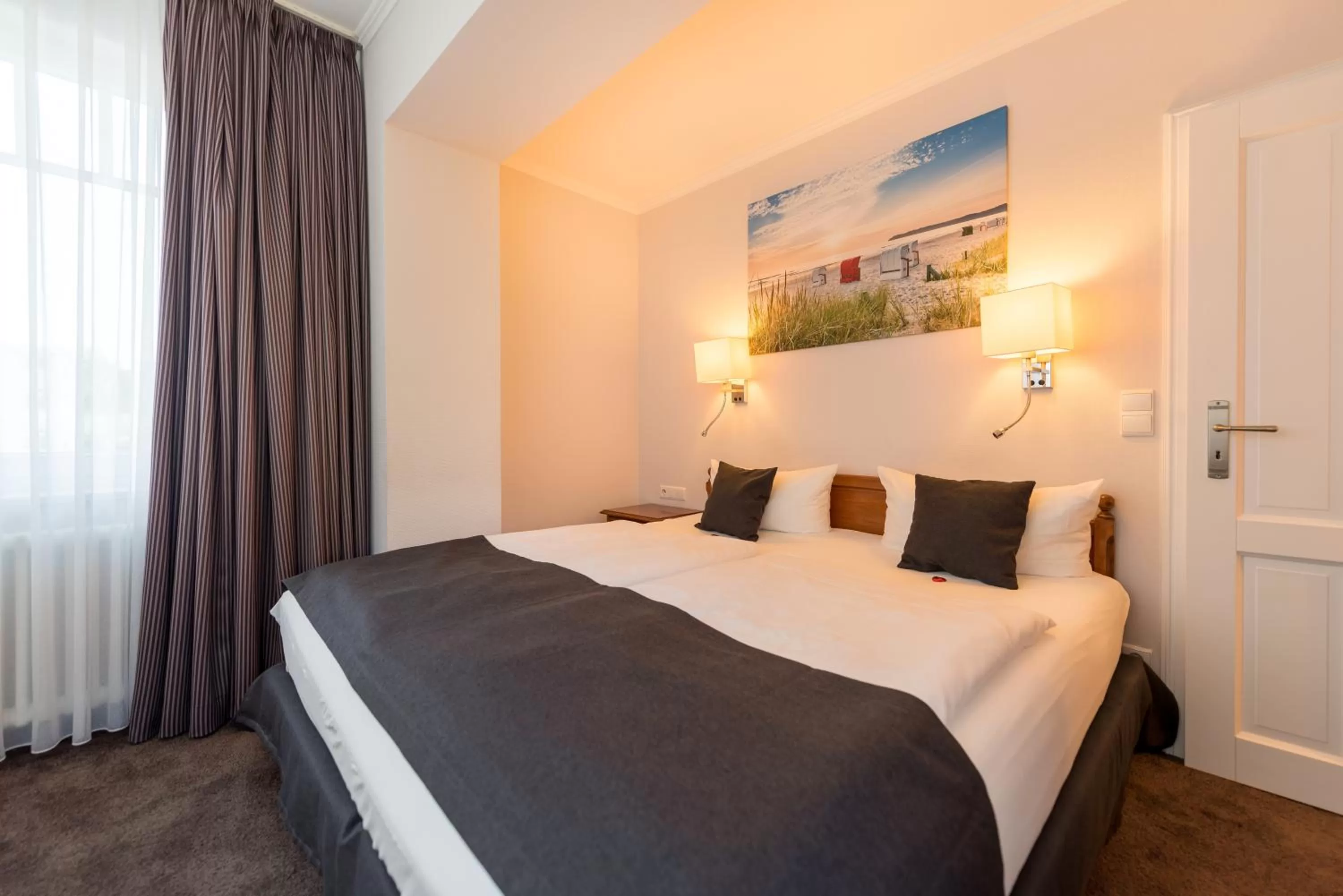 Bed in Hotel Villa Belvedere