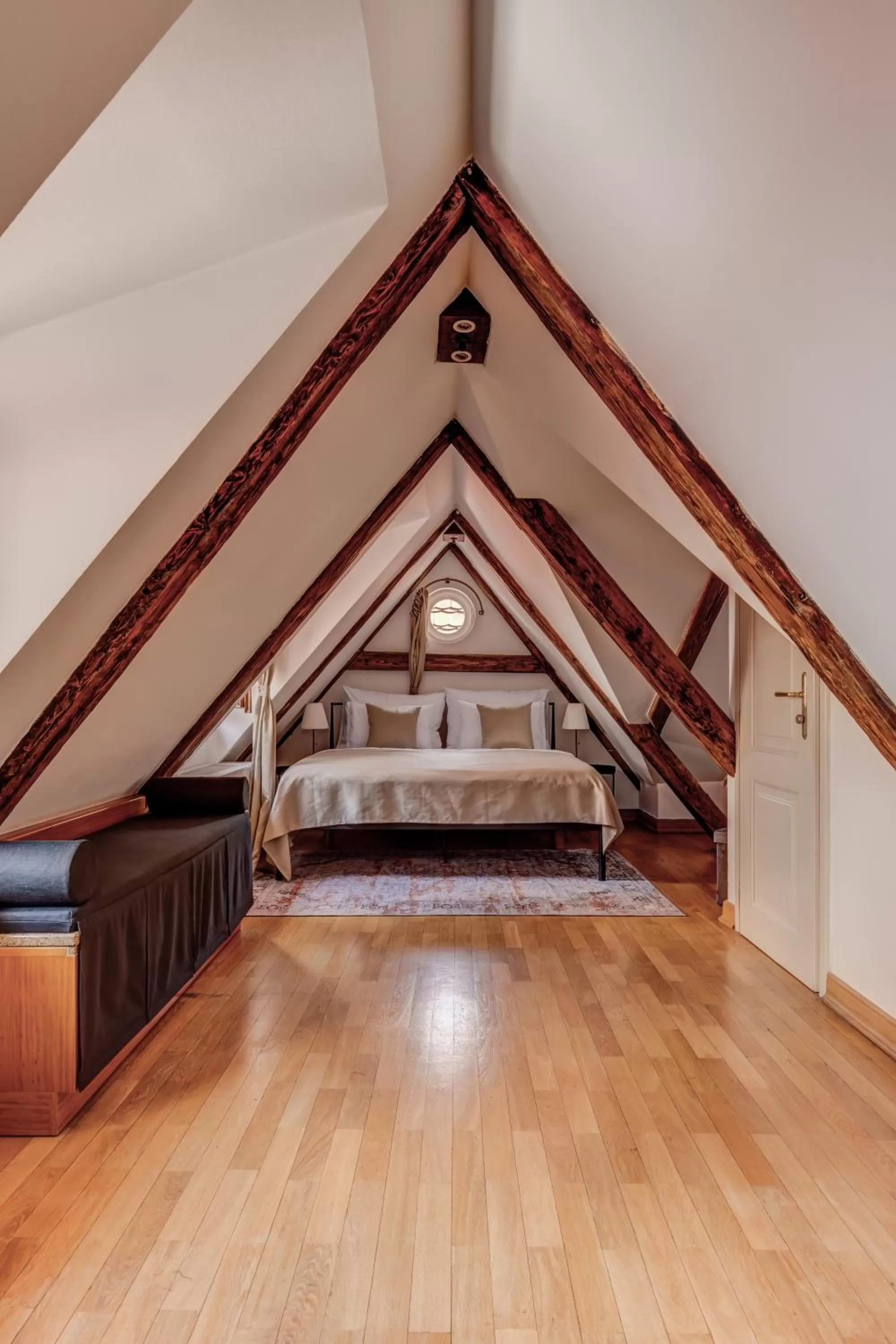 Bed in Hotel Nerudova 211