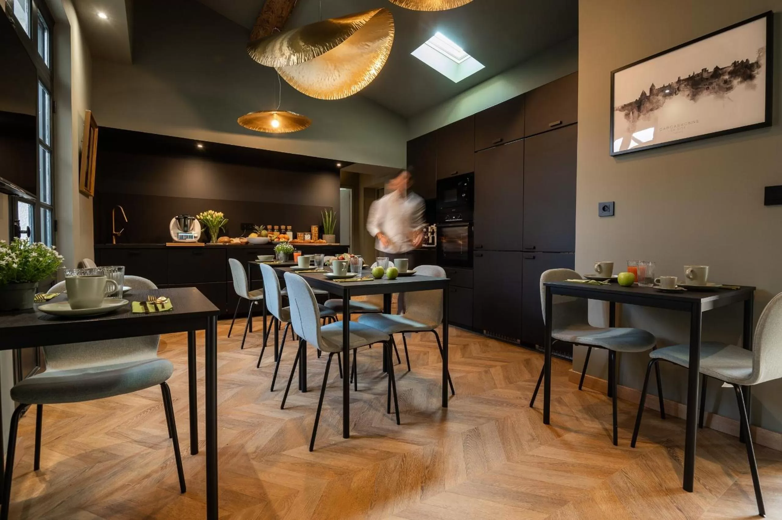 Dining area in La Maison de Jean by Maison Bacou