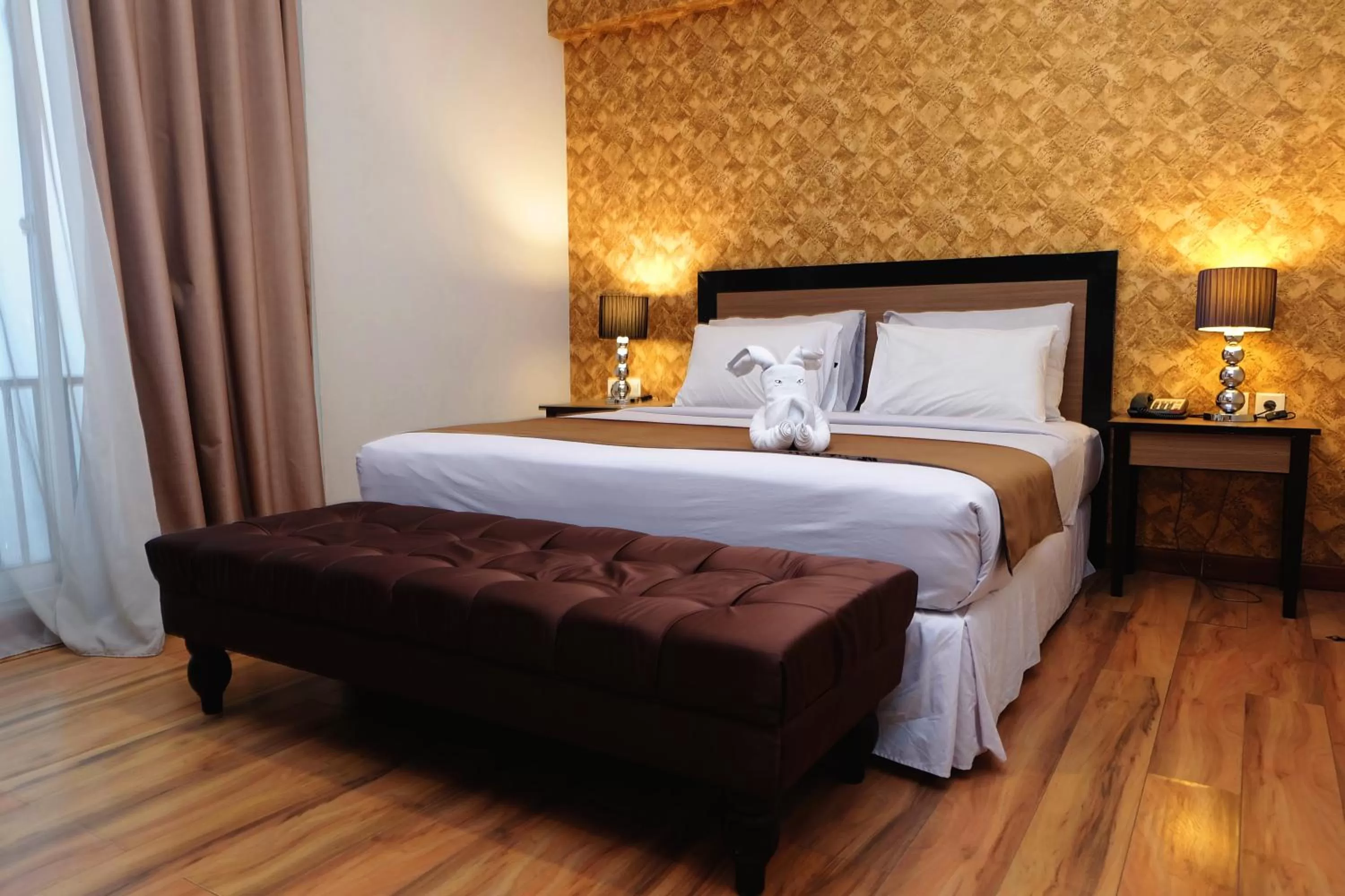 Bed in Royal Hotel Bogor