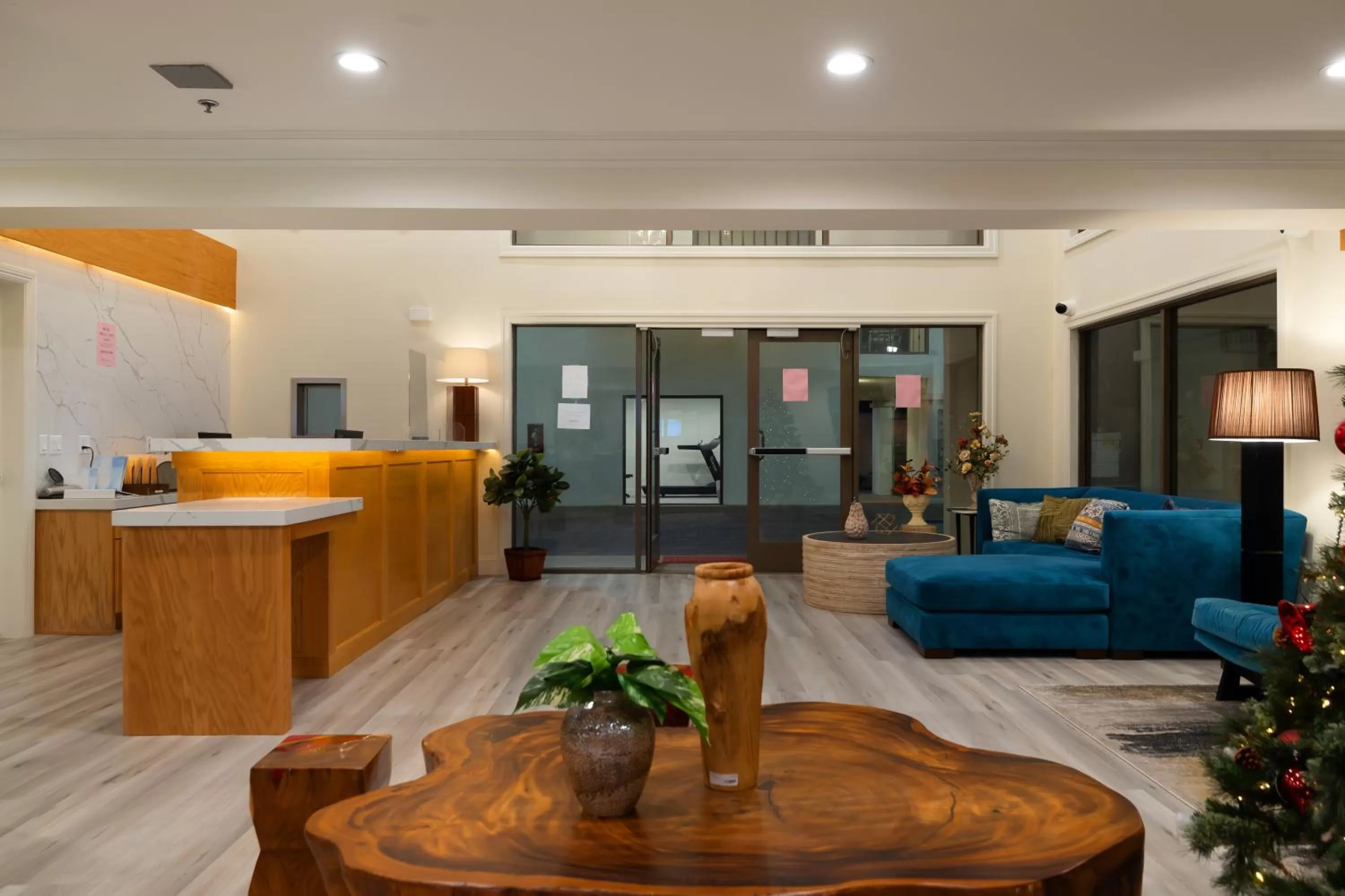 Lobby or reception in Hotel Huntington