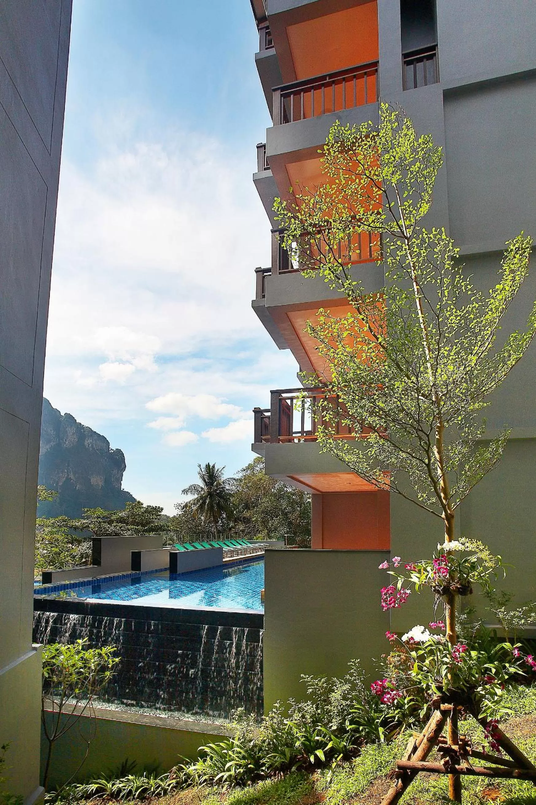 Pool view in Krabi Chada Resort