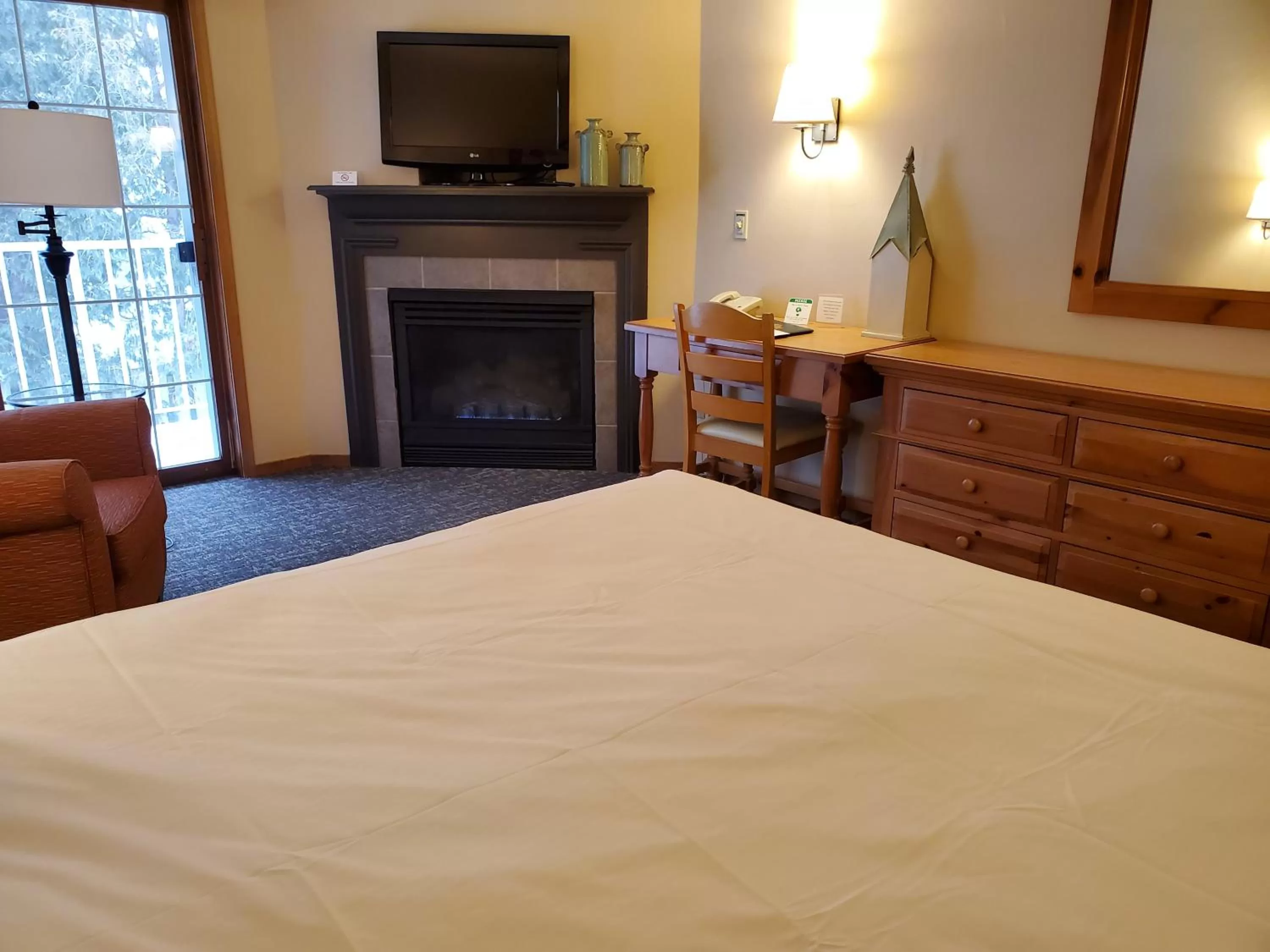 Bed in Homestead Suites - Fish Creek