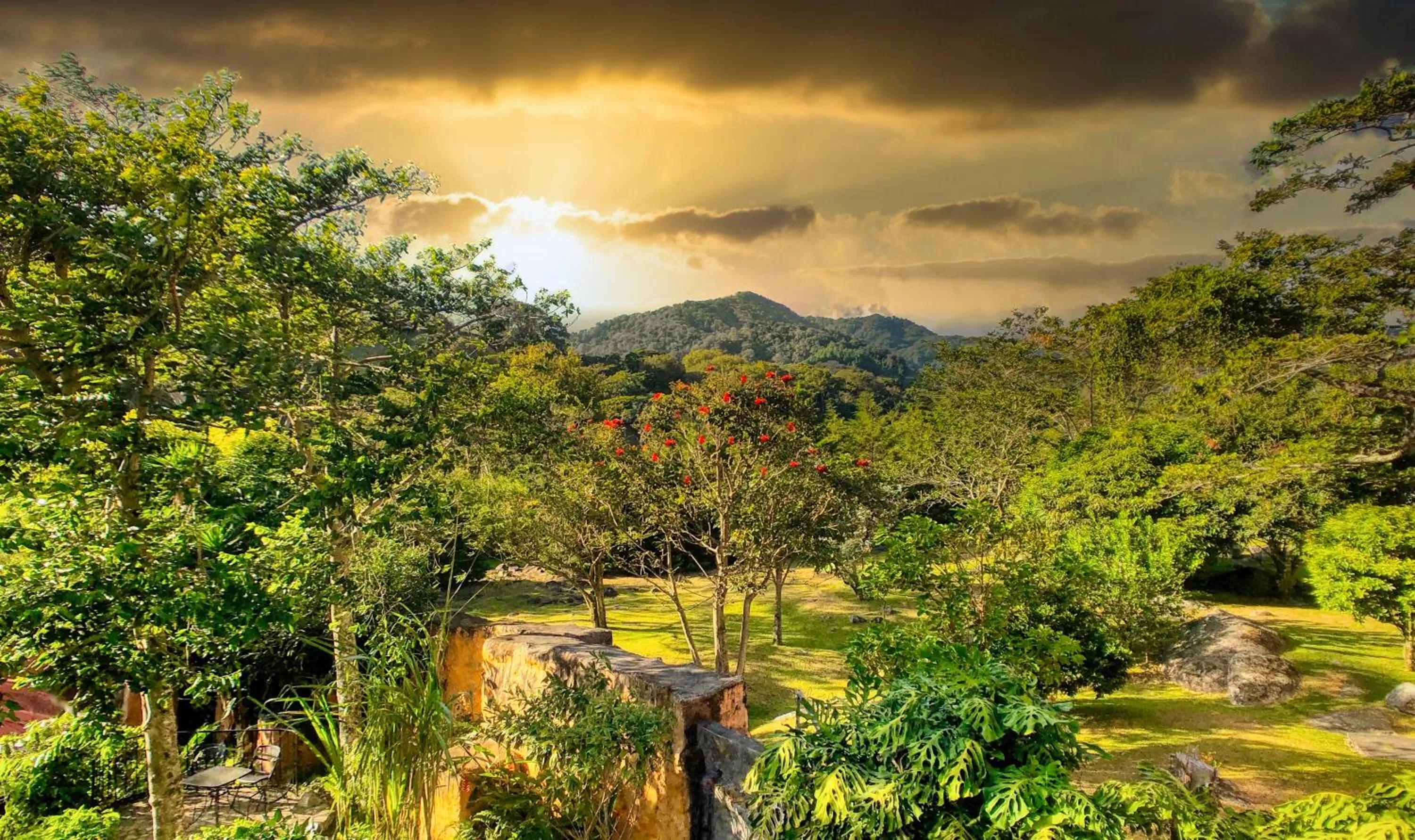 Patio in Boquete Garden Inn