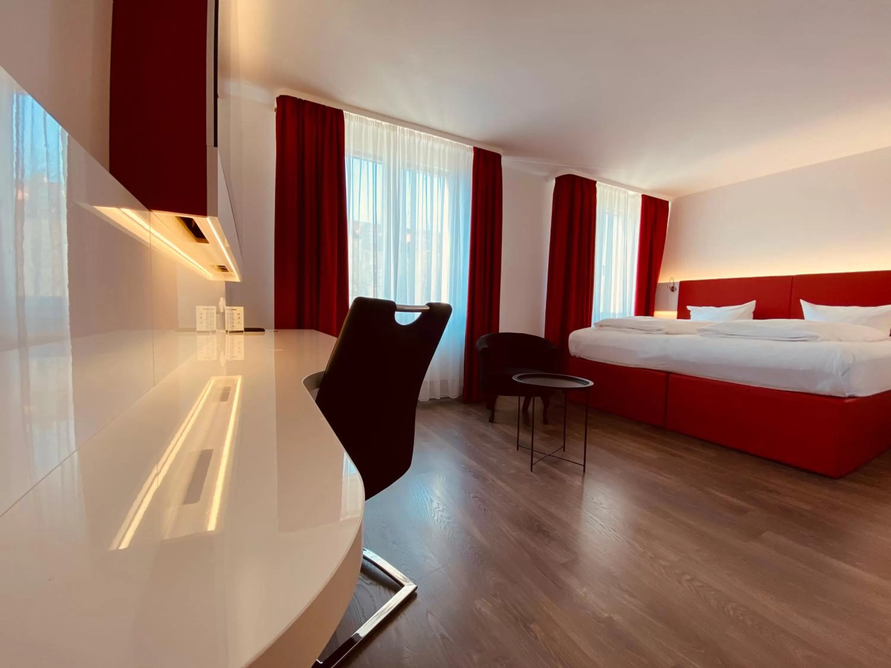 Photo of the whole room, Bed in DORMERO Hotel Dresden City