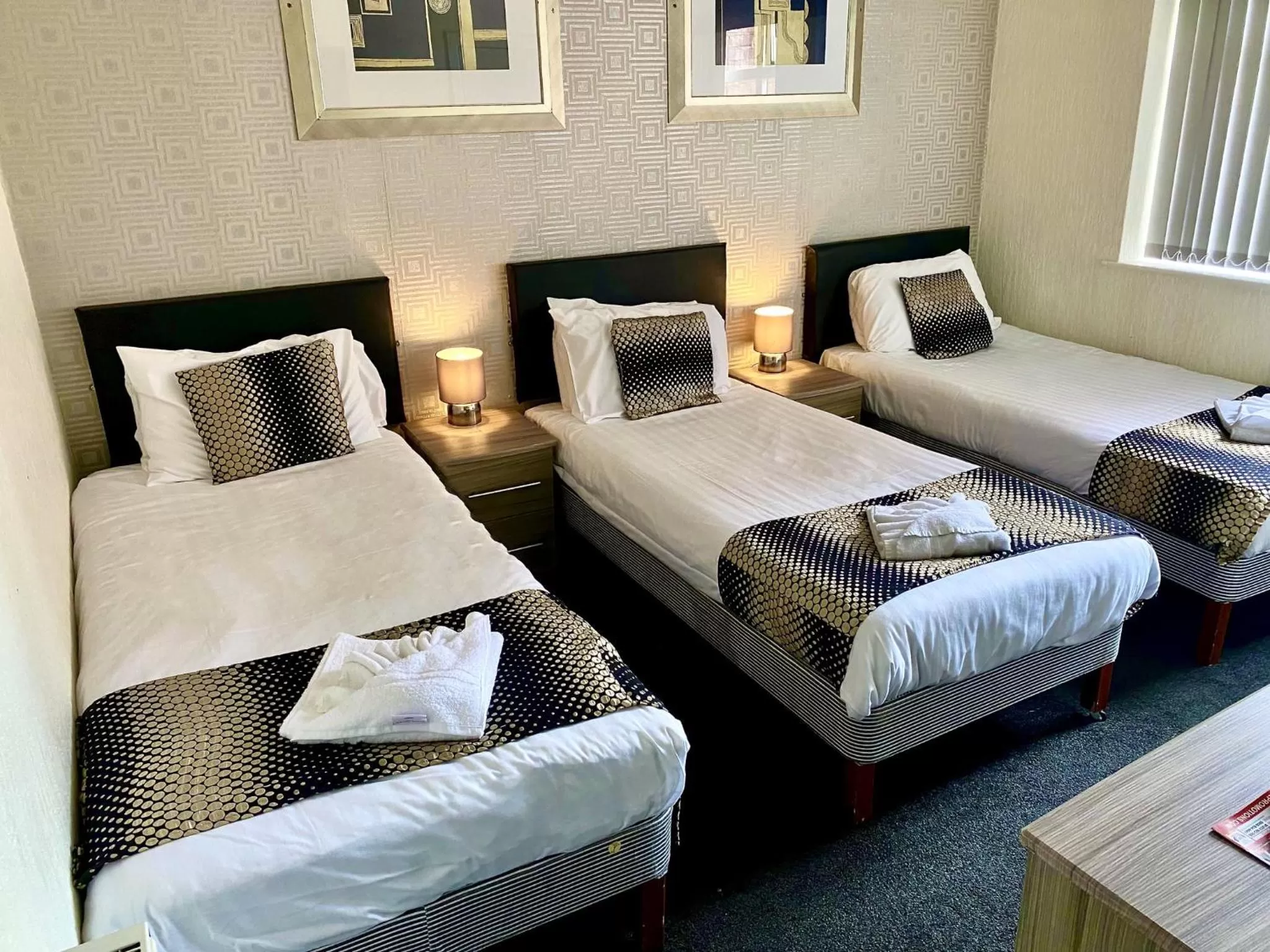 Bed in Royal Seabank Hotel