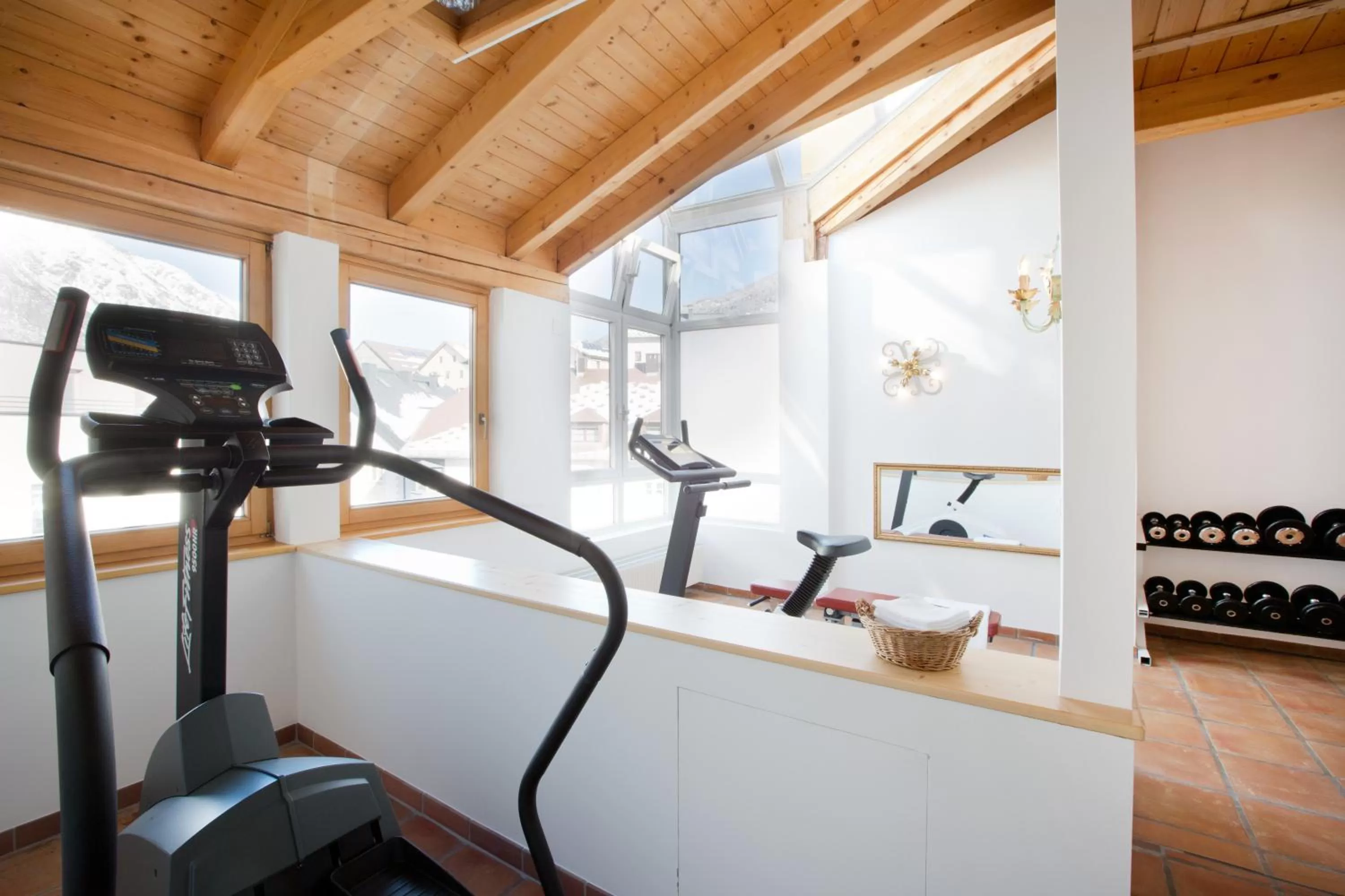 Fitness centre/facilities in Hotel Schrofenstein