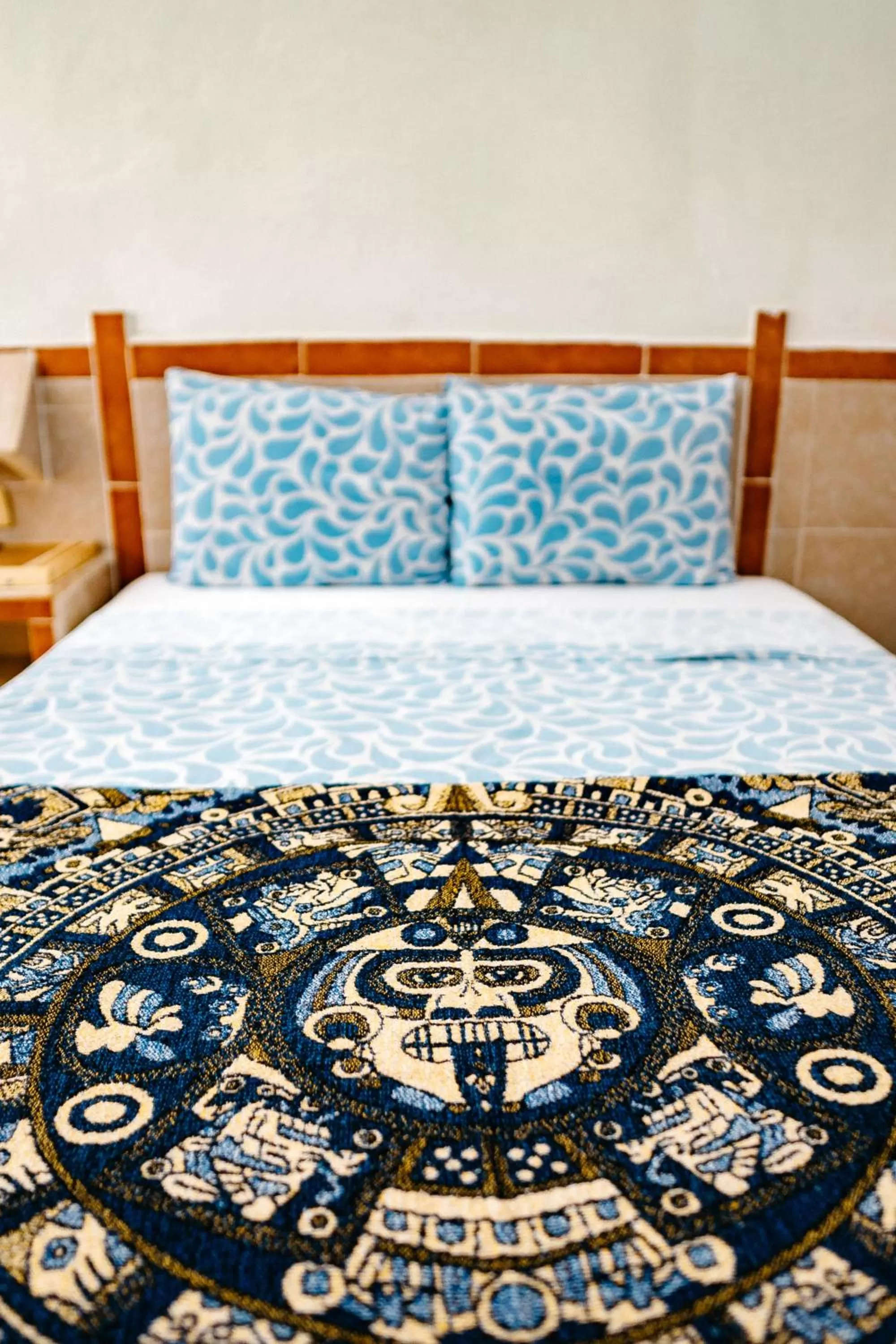 Bed in Hotel Posada Edem