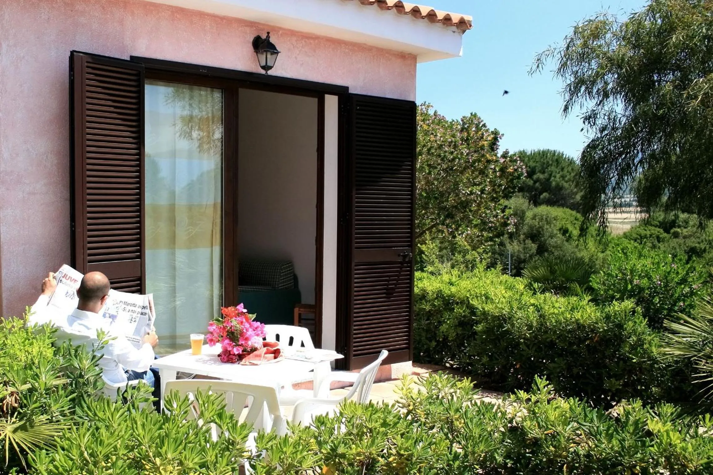 Patio in Marina Manna Hotel and Club Village